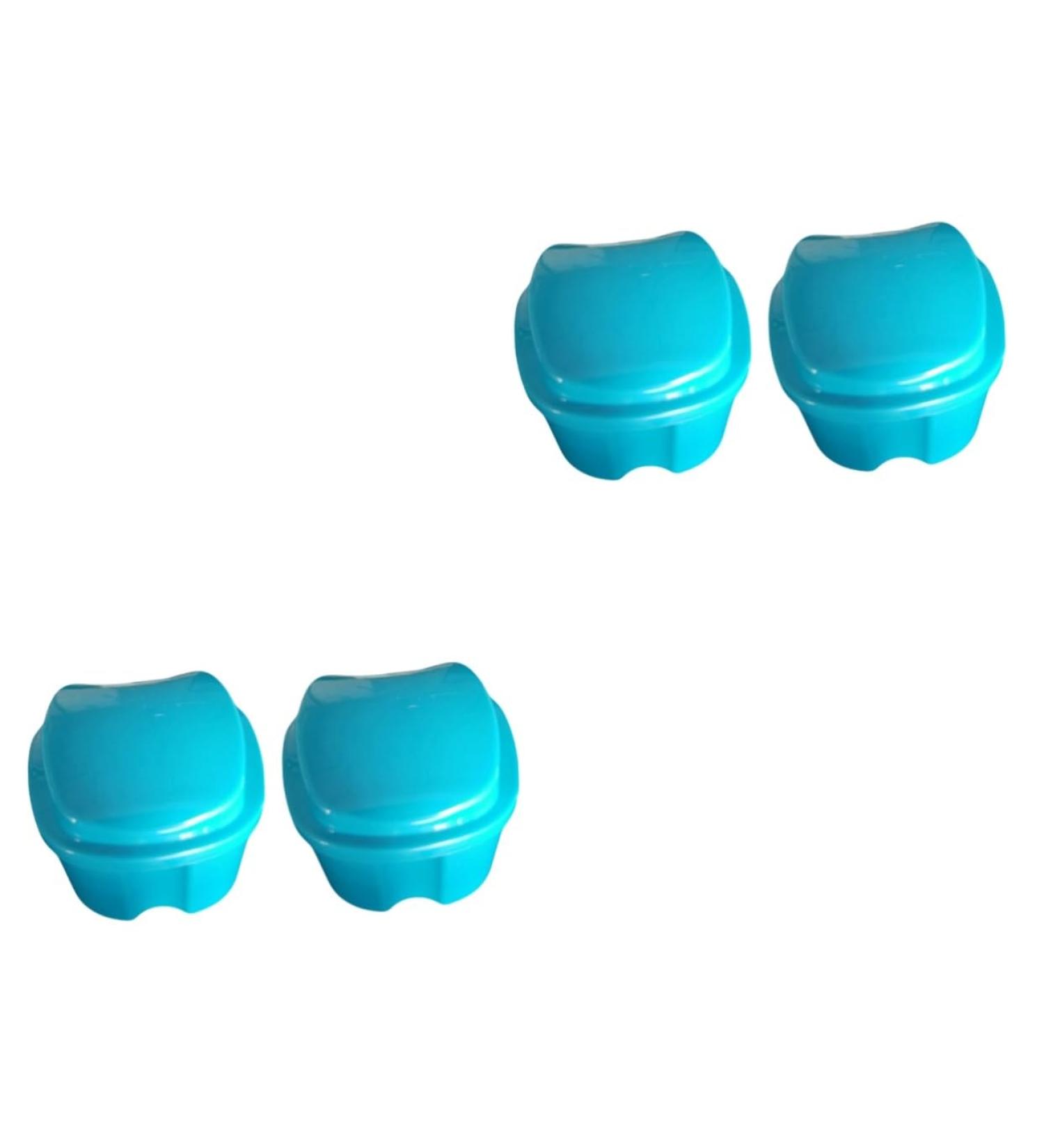 Premium Healeved 4-Piece Retainer Case Set | Secure Container for Dentures & Prostheses | International Shipping Available - Buy Online on GoSupps.com