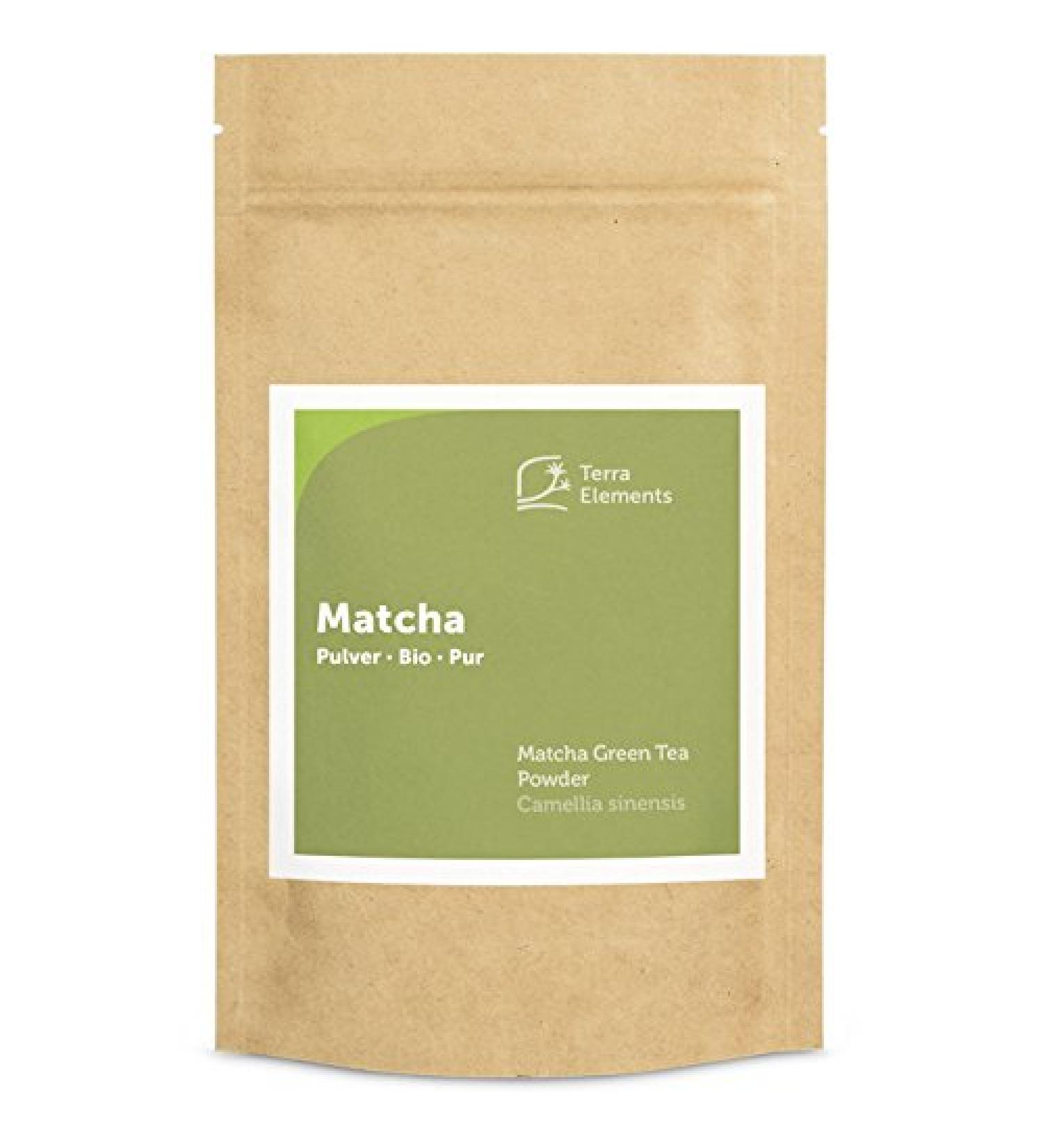  Terra Elements Terra Elements Organic Matcha 60g I 100% Pure I Vegan I Raw Quality - Buy Online on GoSupps.com