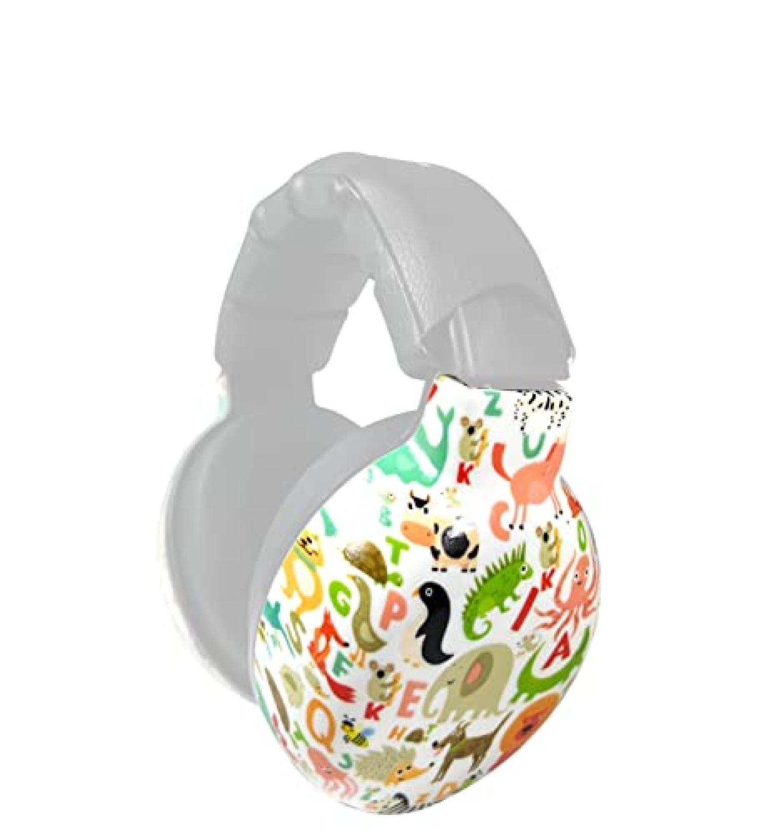 ZIPZ Magnetic Outer Shells  Compatible with ZIPZ Baby & Toddler Earmuffs  Simply Change Colors  Headphones SOLD SEPARATELY Abc Animals
