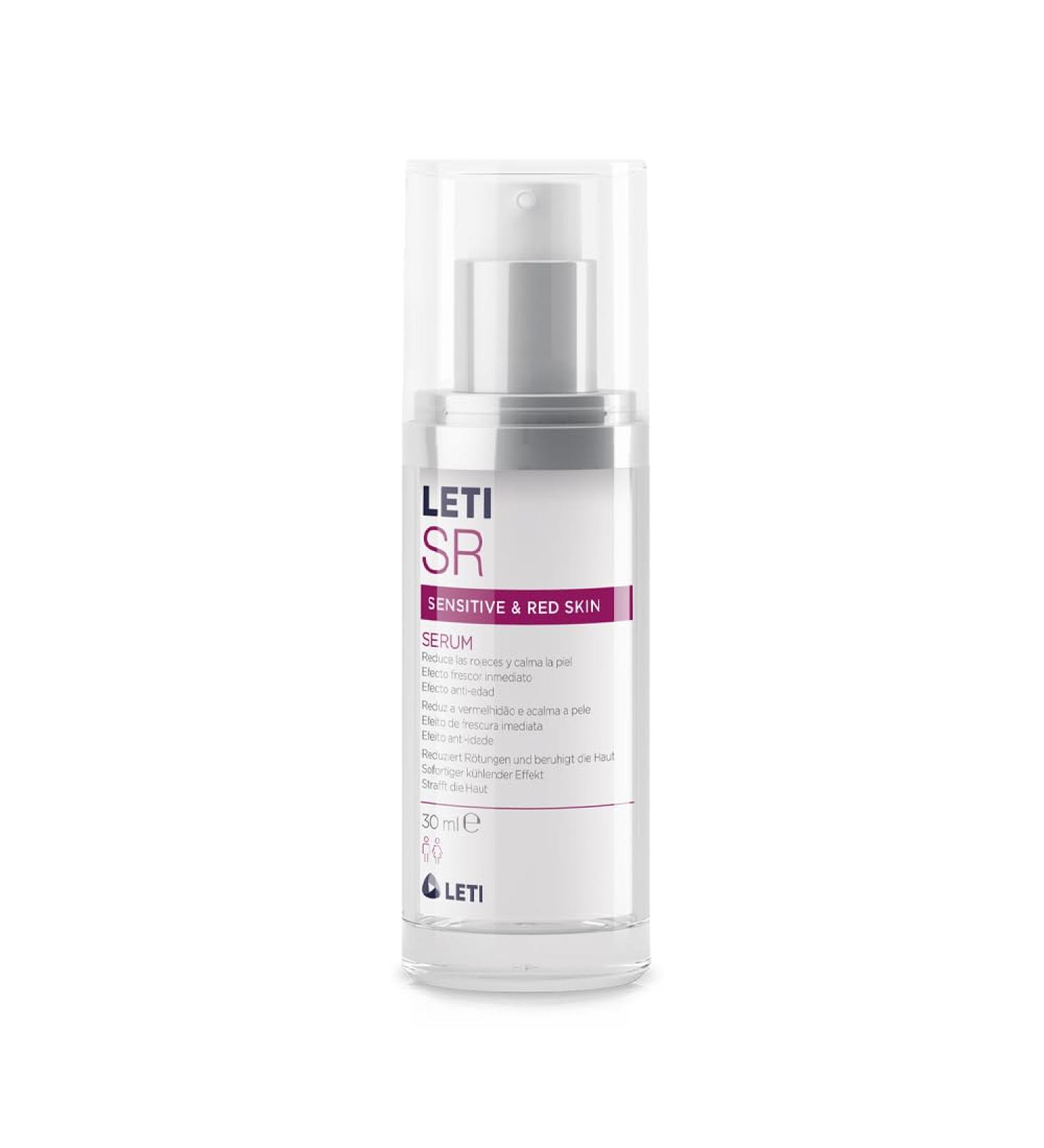 LETI SR Anti-R tungen Serum - Hochkonzentriertes Beruhigungsserum f r sensible Haut | 30 ml - Ideal gegen R tungen & Hautirritationen - Buy Online on GoSupps.com