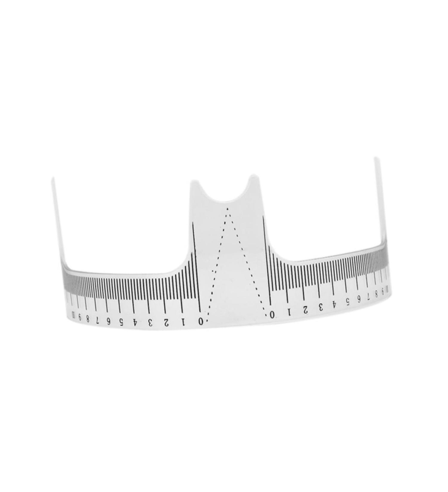 FOMIYES 1pc Eyebrow Ruler Flexible Eyebrow Measure Eyebrow Shaper Ruler Mask Portable - Buy Online on GoSupps.com