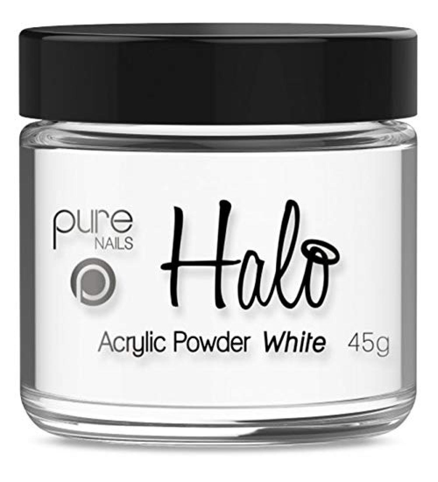 Halo By Pure Nails Acrylic Powder WHITE 45g