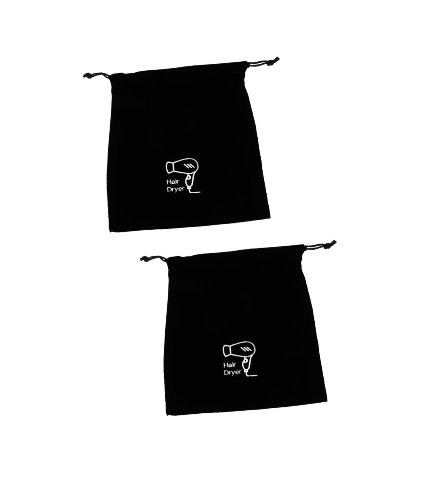 MUSISALY 2 Pcs Hair Dryer Storage Bag Hair Tools Travel Bag Travel Hair Tools S choir Hair Jewels Flannel - Buy Online on GoSupps.com