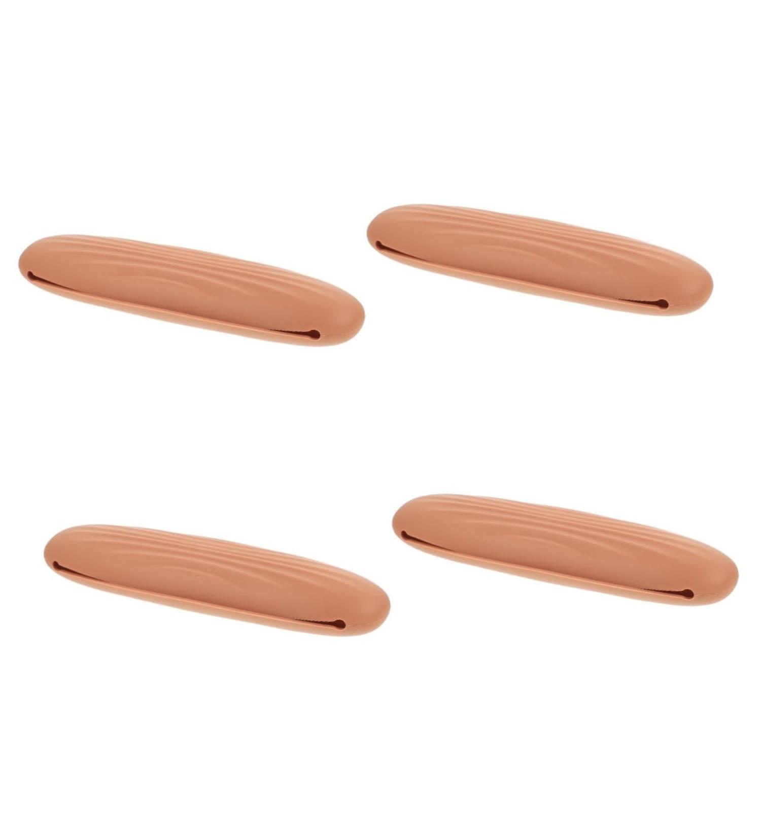 Balacoo 4pcs Silicone Makeup Brush Holder Travel Bag | Cosmetic Brush Storage | Miss Lipstick Rack - 20.3x3CM | International Shipping Available - Buy Online on GoSupps.com