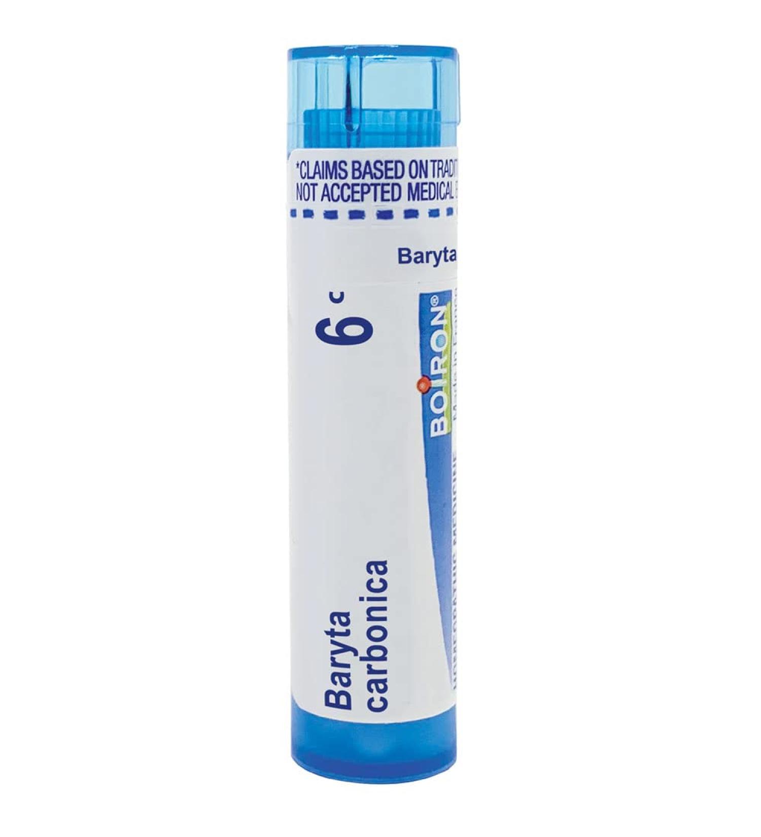 Buy Boiron Baryta Carbonica 6C for Sore Throat Relief - 80 Pellets | International Shipping Available - Buy Online on GoSupps.com