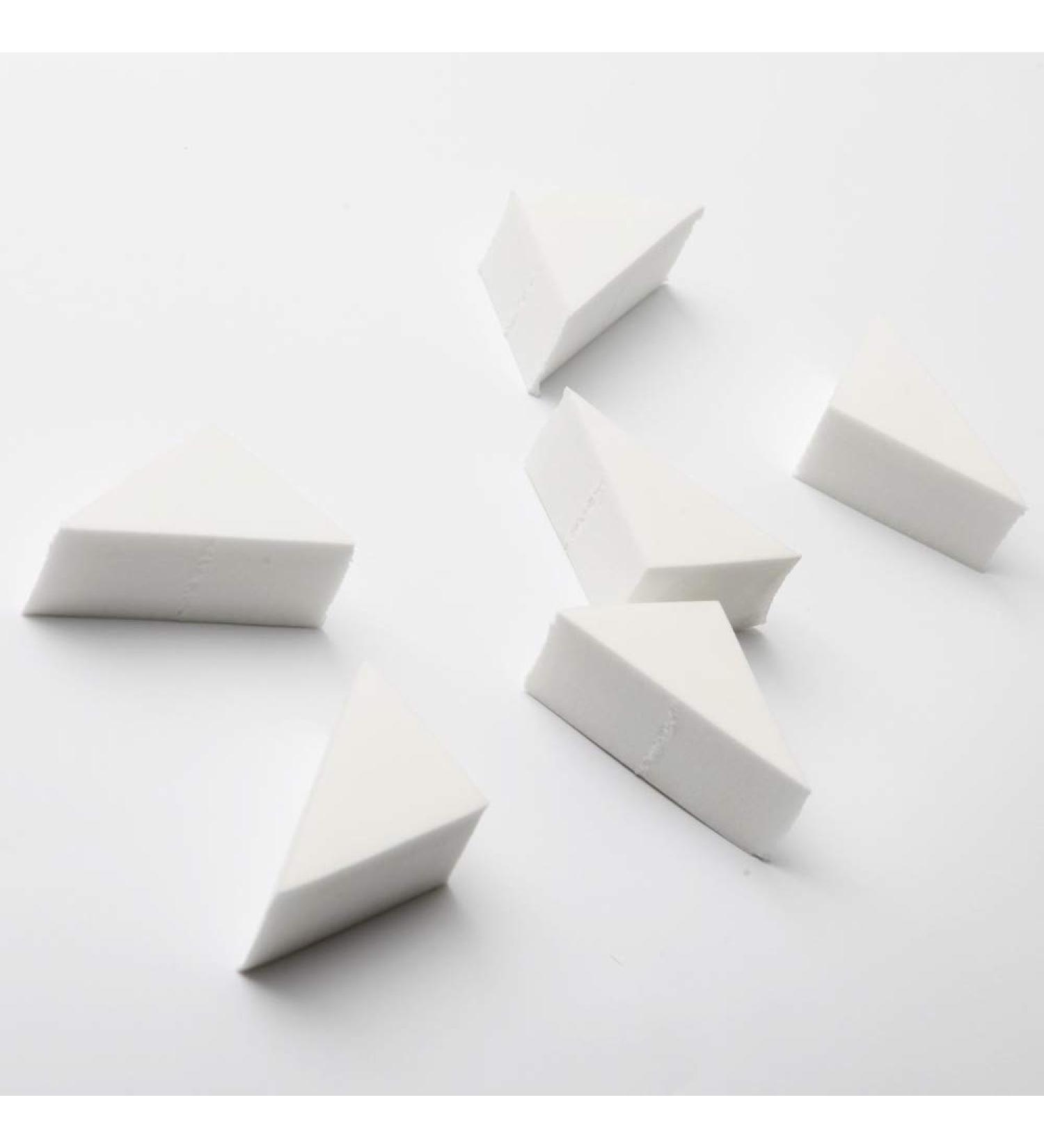 BNP 20PCs Makeup Soft Sponge Wedges Pro Beauty Foundation Blending Nail Ombre Salon White - Buy Online on GoSupps.com