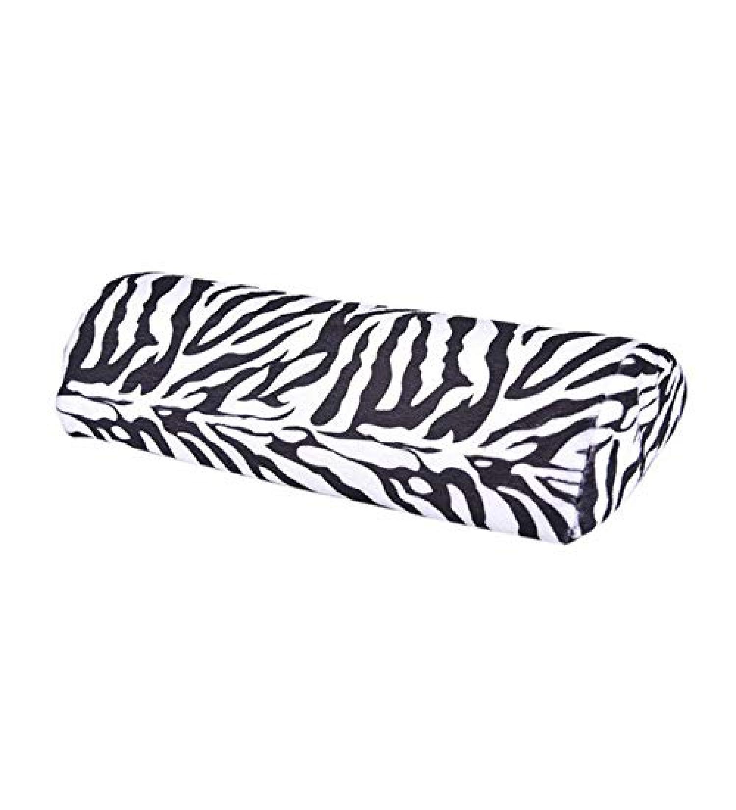 Soft Zebra Stripe/Rose Hand Rest Cushion Pillow Nail Pillow Cushion Nail Art Design Equipment Manicure Half Column Sponge Tools - (Color: Zebra) - Buy Online on GoSupps.com