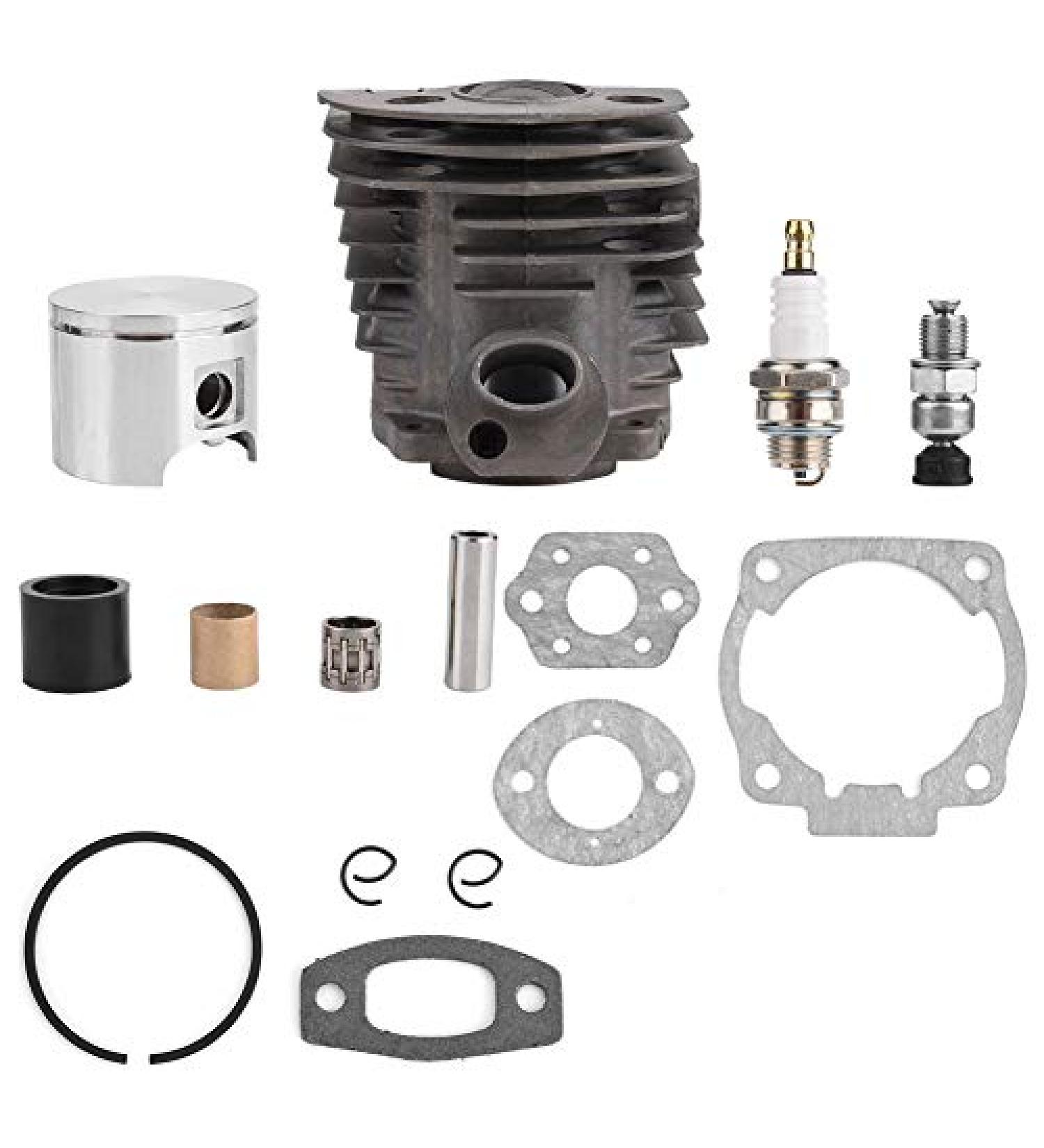 Cylinder Piston Gasket Kit for 50 51 55 Rancher Nikasil Engine - 46mm Lawn & Garden Replacement Tools - International Shipping Available - Buy Online on GoSupps.com