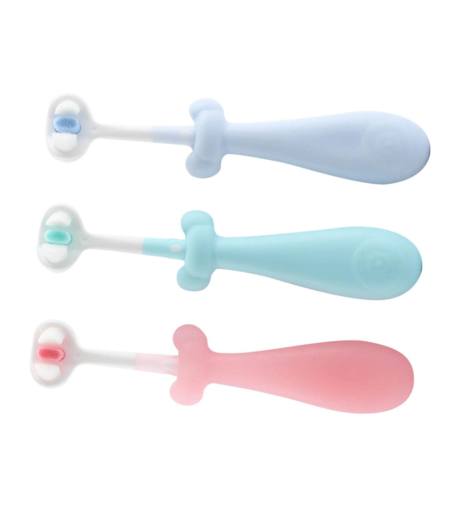 Buy Healeved 3-Pack Soft Bristle Children's Toothbrushes - Cute Designs for Toddlers | International Shipping Available - Buy Online on GoSupps.com