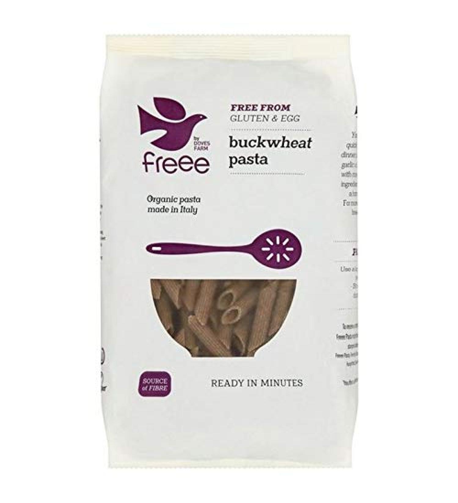 2X Doves Farm Gluten Free Organic Buckwheat Penne Pasta 500g