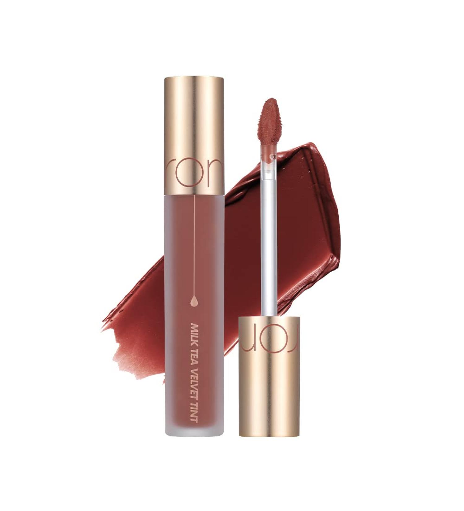 rom&nd MILK TEA VELVET TINT | MLBB Matte Liquid Lipstick | Super Stay Matte Ink | K-Beauty Cosmetics | Warm Color 0.15oz (07 ROSE TEA) - Buy Online on GoSupps.com