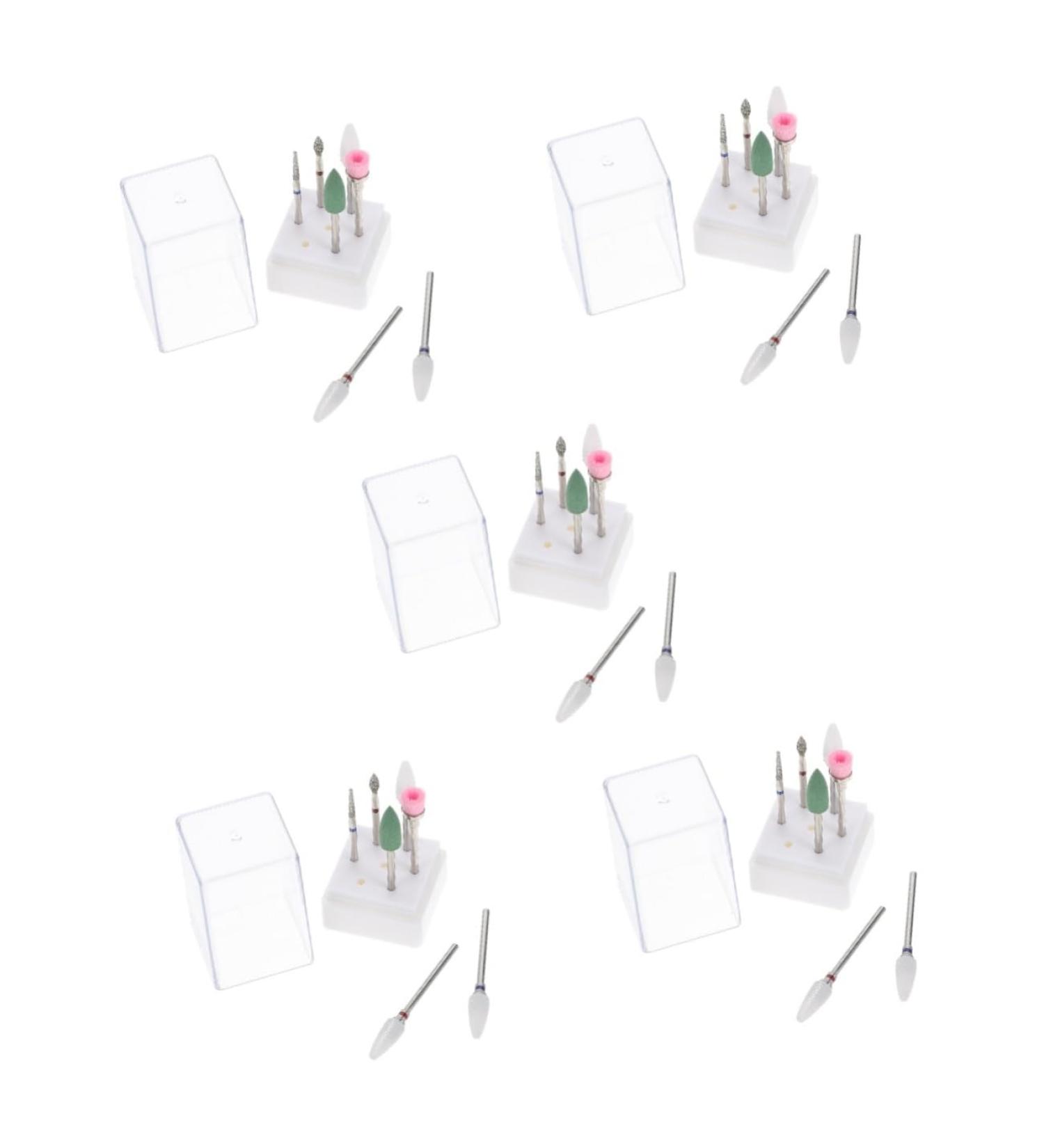 Beaupretty 5 Sets Nail Clipper Grinding Head Ceramic Cuticle Bit Nail File Nail Art Tool Manicure Grinding Heads Electric File for Nails Nursing Nails Supply Nylon Exfoliating Nail Clippers - Buy Online on GoSupps.com