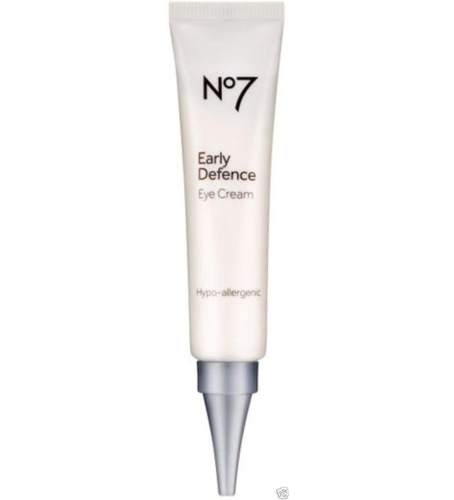 BOOTS No7 EARLY DEFENCE EYE CREAM * NEW * VITAMIN A (7490) 15ml BNIB