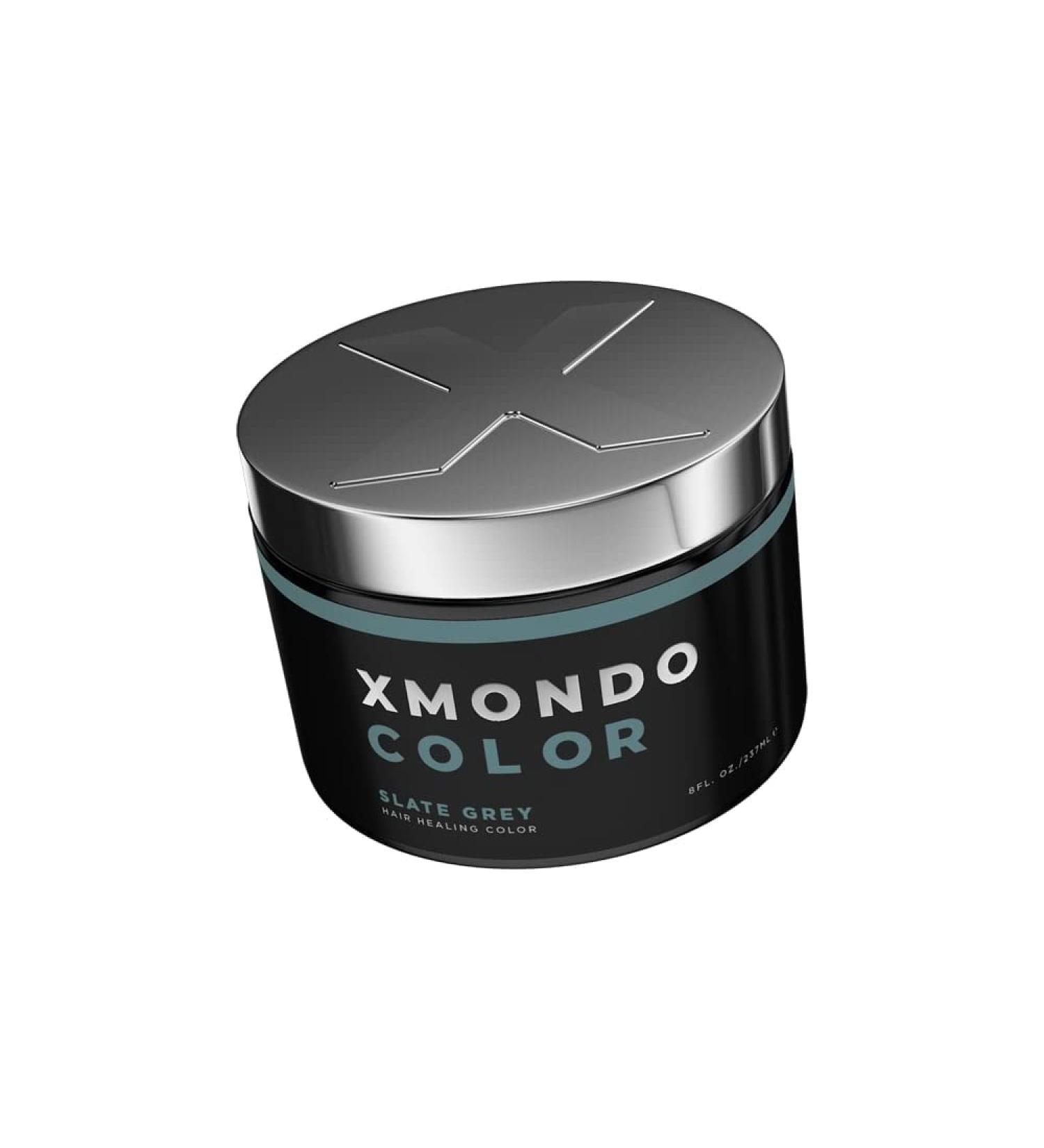 XMONDO Color Slate Grey Hair Healing Semi Permanent Color - 8 Fl Oz Vegan Formula with Hyaluronic Acid and Bond Building Technology - Buy Online on GoSupps.com