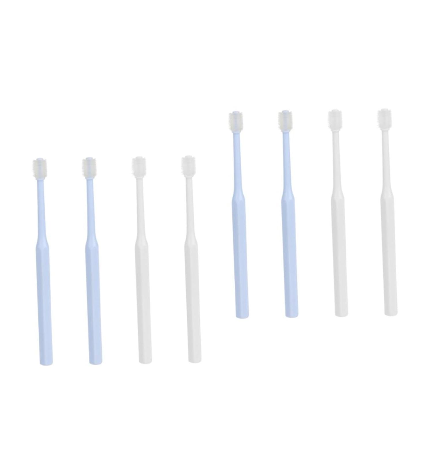 Angoily 8 pcs Cleaning Pets Manual for Portable Long Kitten Puppy Tooth Plastic Degree Cat Practical Brush 1 count (Pack of 1) Assorted Colorx2pcs - Buy Online on GoSupps.com
