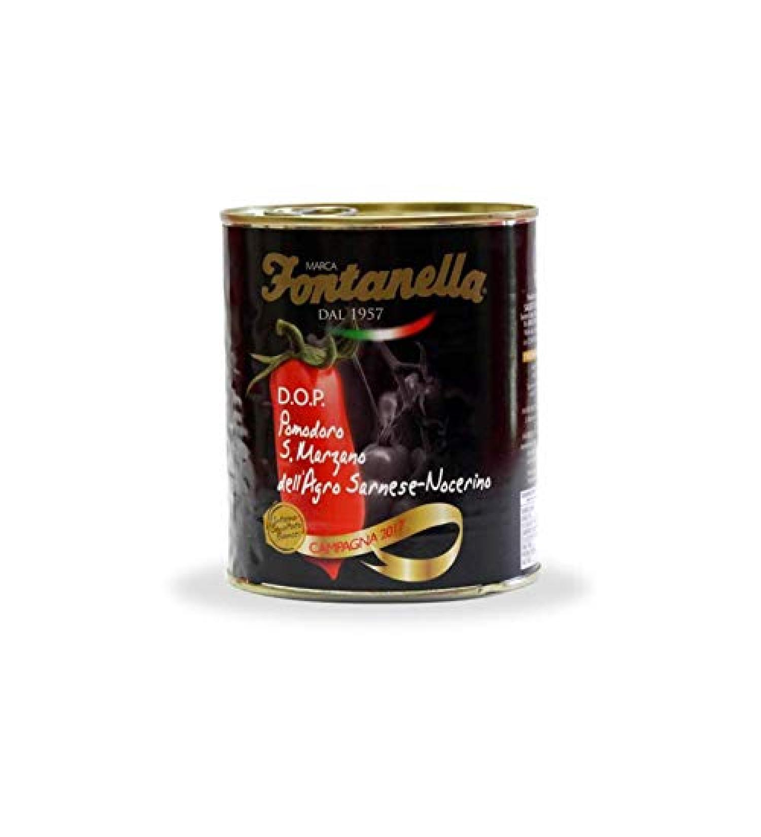 Les tomates pel es "San Marzano D.O.P." Gr. 1000 - Fontanella - Carton de 12 pi ces