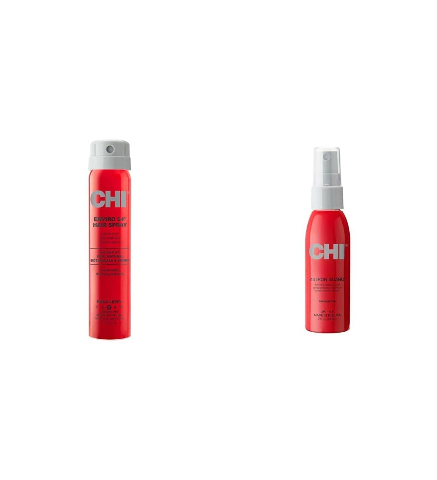 CHI Enviro 54 Hairspray & 44 Iron Guard Thermal Protection Spray - Buy Online on GoSupps.com