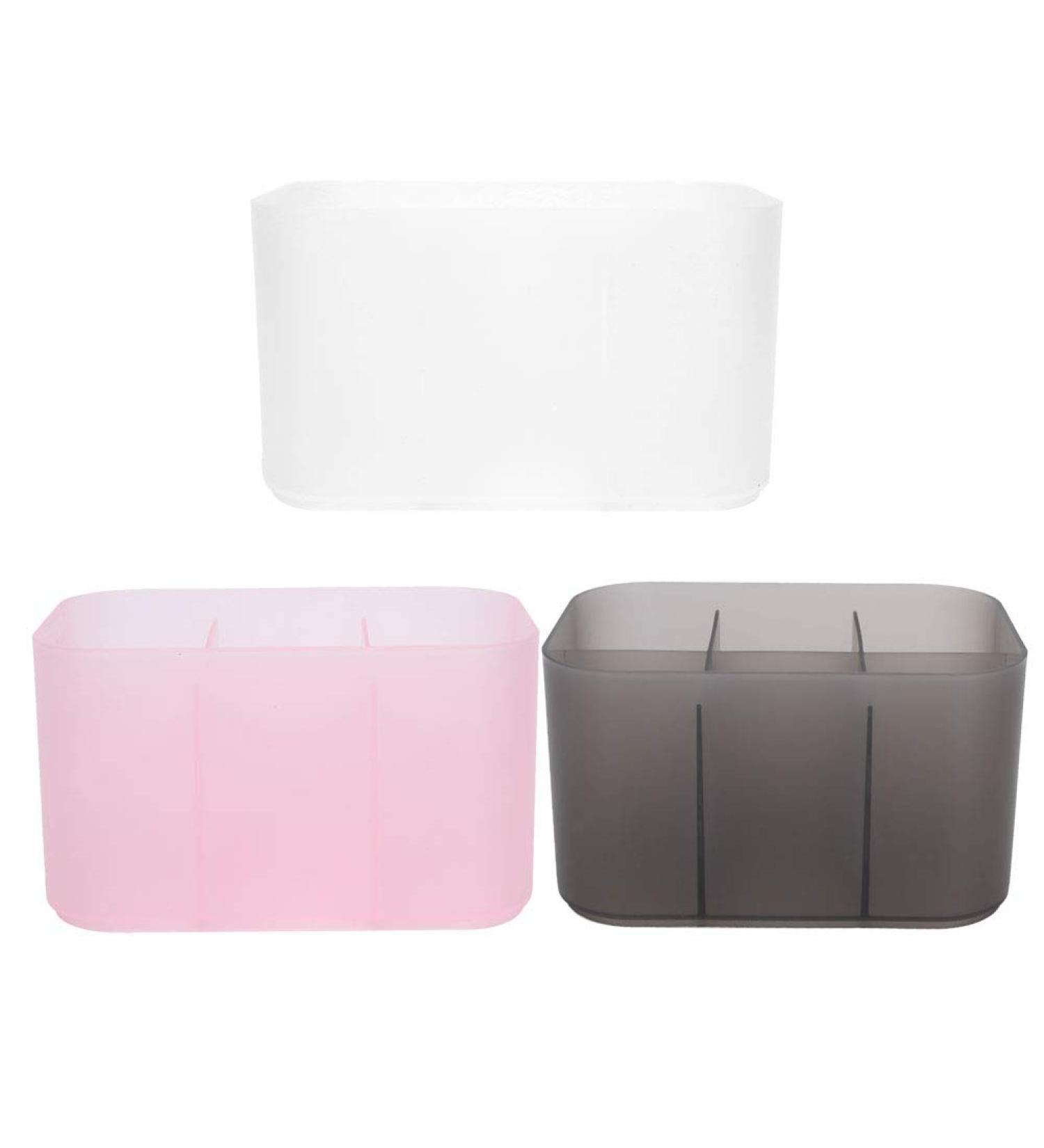 6 Grid Dust Brush Storage Box - Heavy Duty Multifunction Nail Tool Organizer for Home (Pink) | International Shipping - Buy Online on GoSupps.com