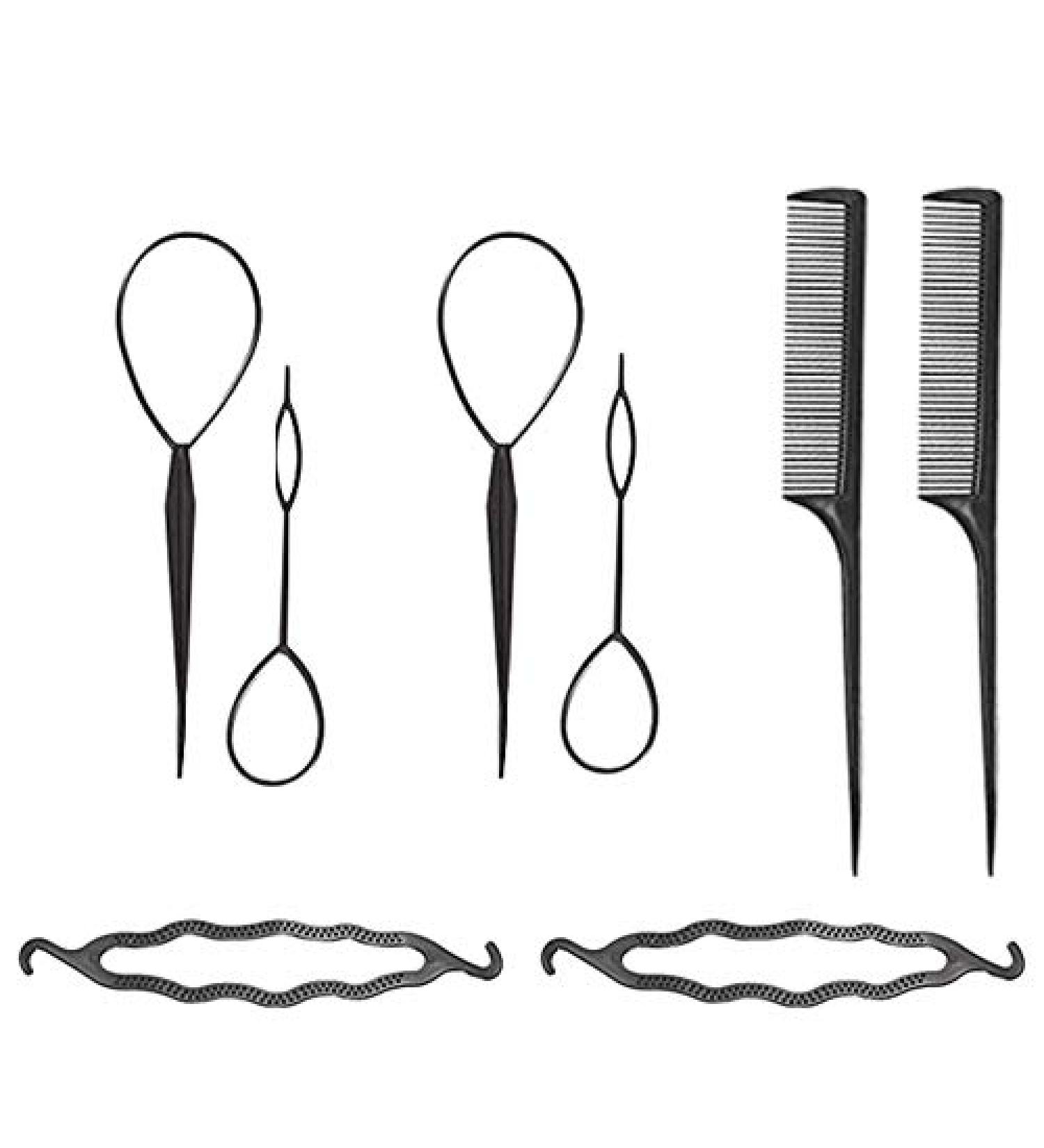 BREEZO Hair Styling Clip Set - 8 Piece Professional Hair Accessories for Perfect Hairstyles - Buy Online on GoSupps.com