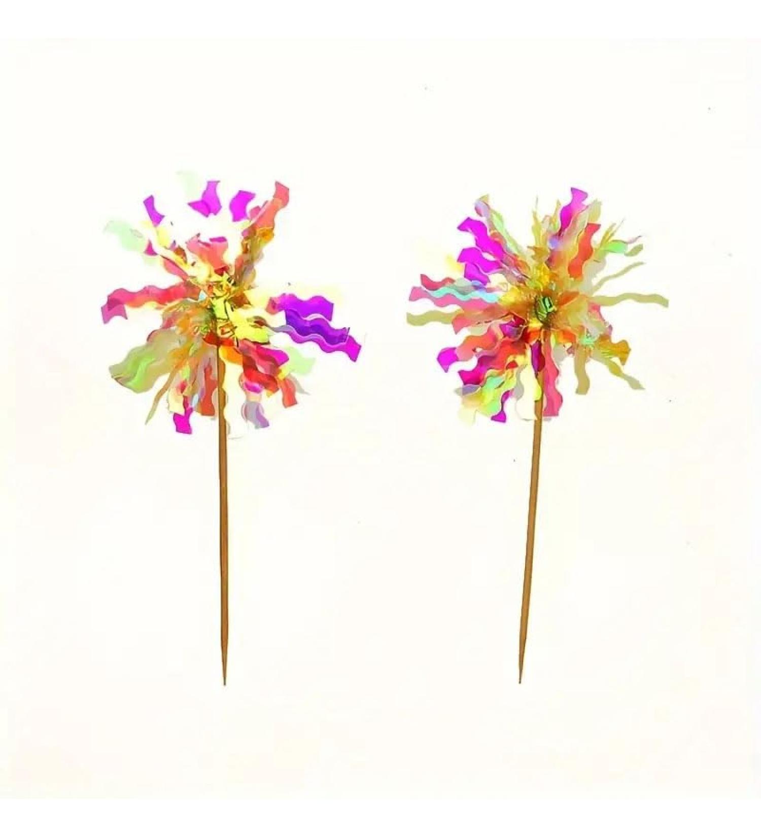 Radiant Revelry 10pcs Multiple Colors Happy Birthday Cake Topper - Shiny DIY Cupcake Toppers for Sparkling Cake Decorations" - Buy Online on GoSupps.com