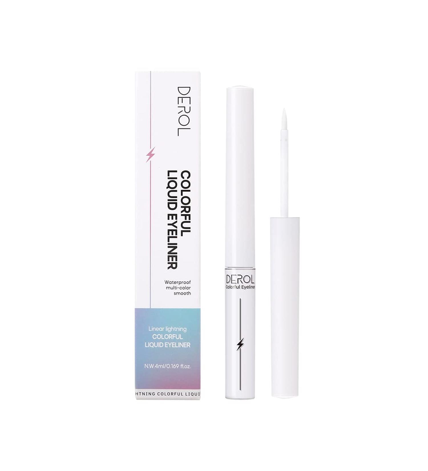 KISSIO Neon Color Waterproof Glow Matte Liquid Eyeliner for Neon Party - 01White (0.169oz) - Buy Online on GoSupps.com
