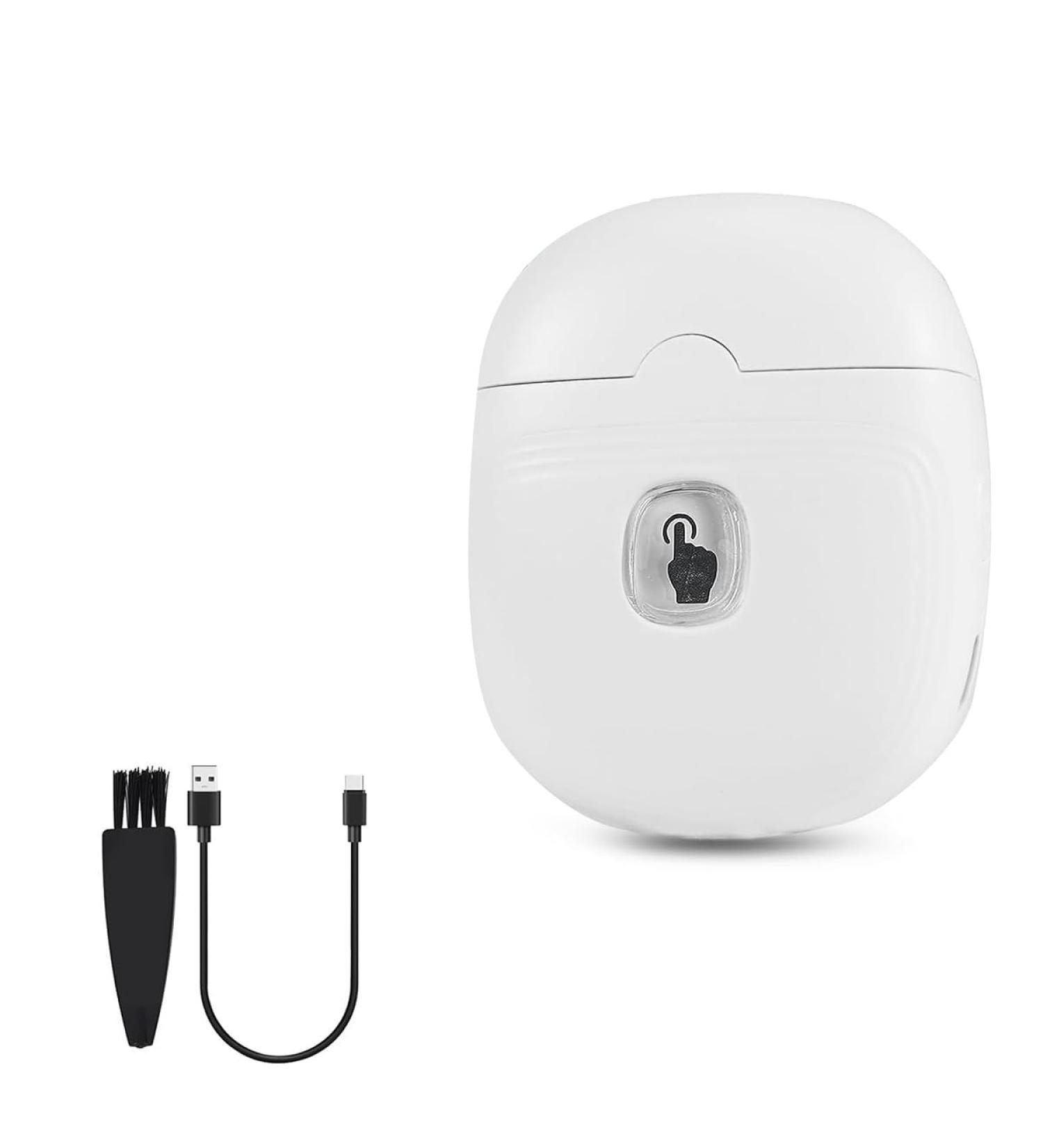 Ruuizksa Electric Nail Clipper Portable Automatic Nail Clippers for Adults Electric Nail Clippers White - Buy Online on GoSupps.com