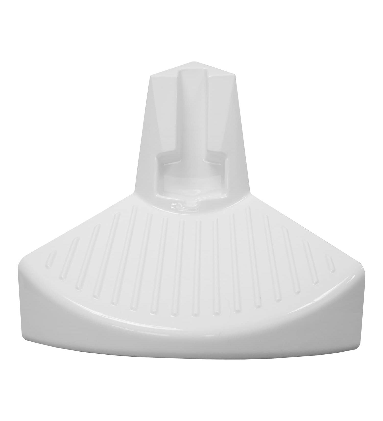 Elevease Shower Step - No. 1 Foot Rest for Shaving, Tanning, and Exfoliating - Easy Install, White - Buy Online on GoSupps.com