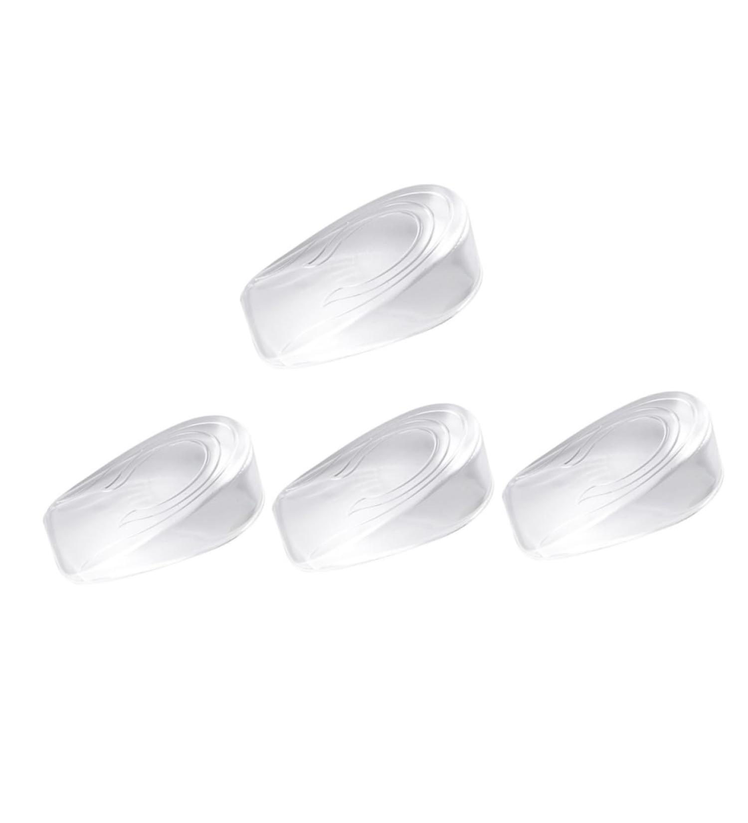 NOLITOY Heightening Insoles for Men - Gel Shoe Inserts for Increased Height & Comfort - 4 Pairs of Invisible Heel Cushion Pads - Buy Online on GoSupps.com