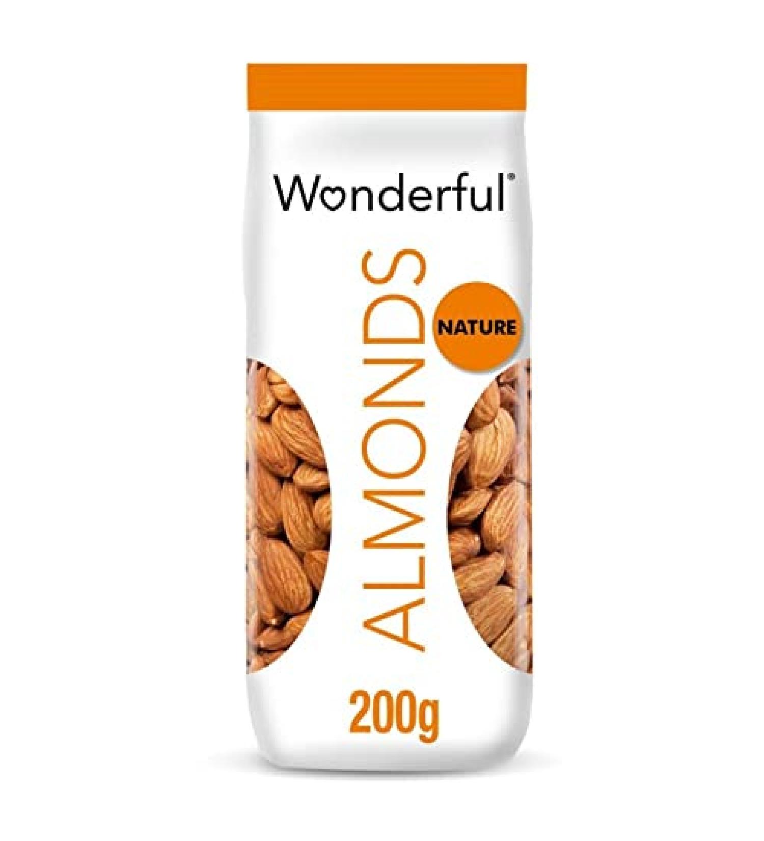 Unbranded Wonderfull Natural Almonds Pack of 3 - Buy Online on GoSupps.com