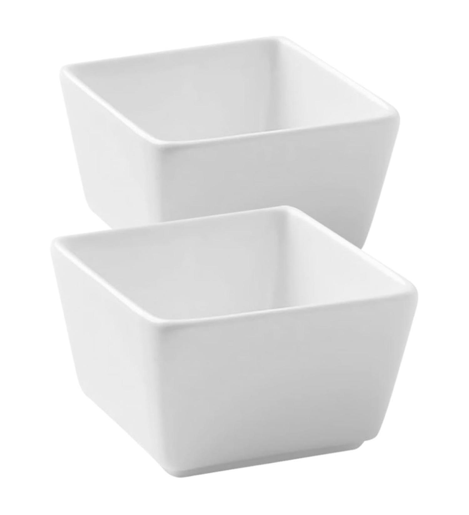 Alipis 2pcs Square Sugar Bowl Appetizers Dip Bowls Appetizer Dish Small Seasoning Plate Cold Dish Condiment - Buy Online on GoSupps.com