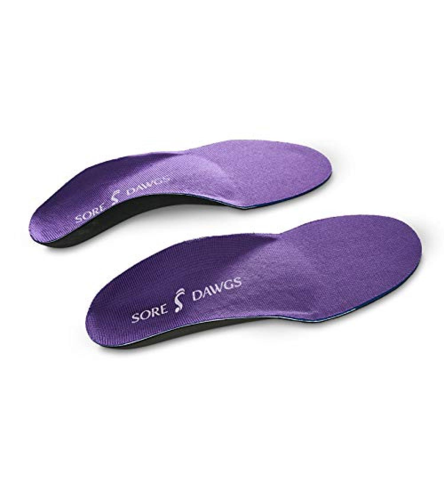 Medium Sore Dawg Competitor Support Insoles for High-Arch Shoes - Purple - Buy Online on GoSupps.com