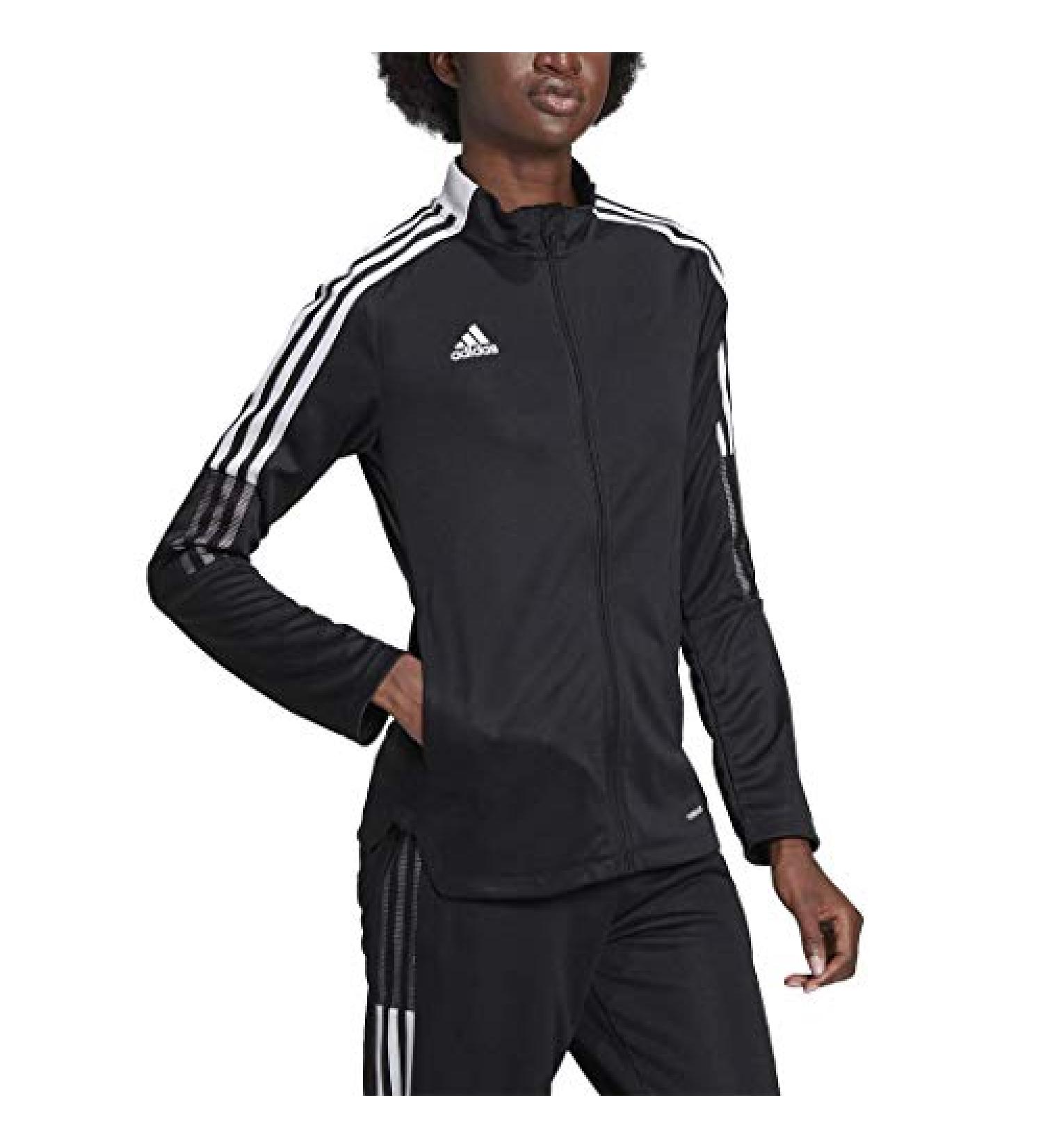 adidas Tiro 21 Track Jacket - Large, Black | Top Quality Athletic Wear - Buy Online on GoSupps.com