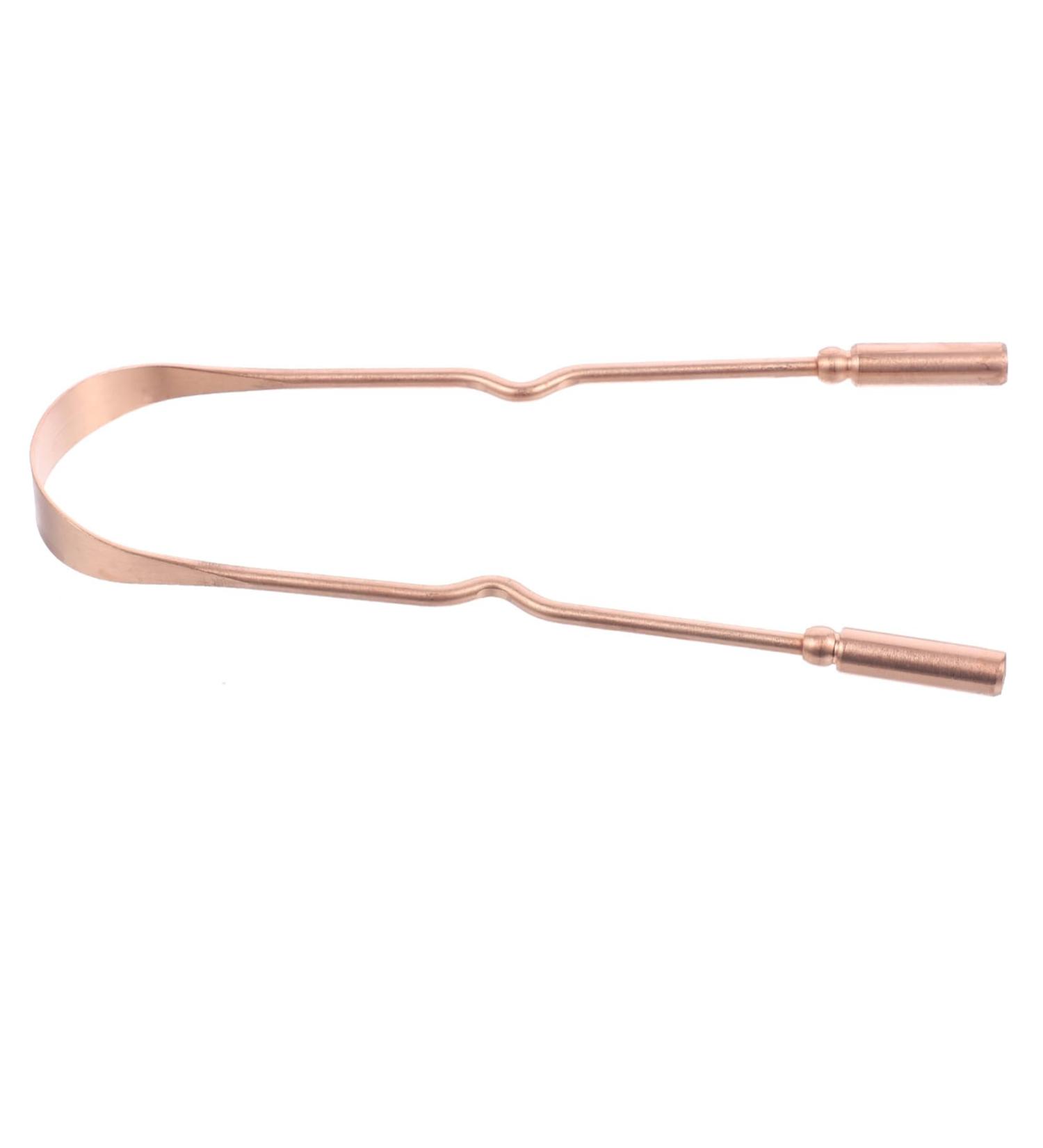 ARTIBETTER Pure Copper Scraper - Premium Oral Care Tool for DIY Cleaning | Stainless Tounge Brush & Spatula - Buy Online on GoSupps.com