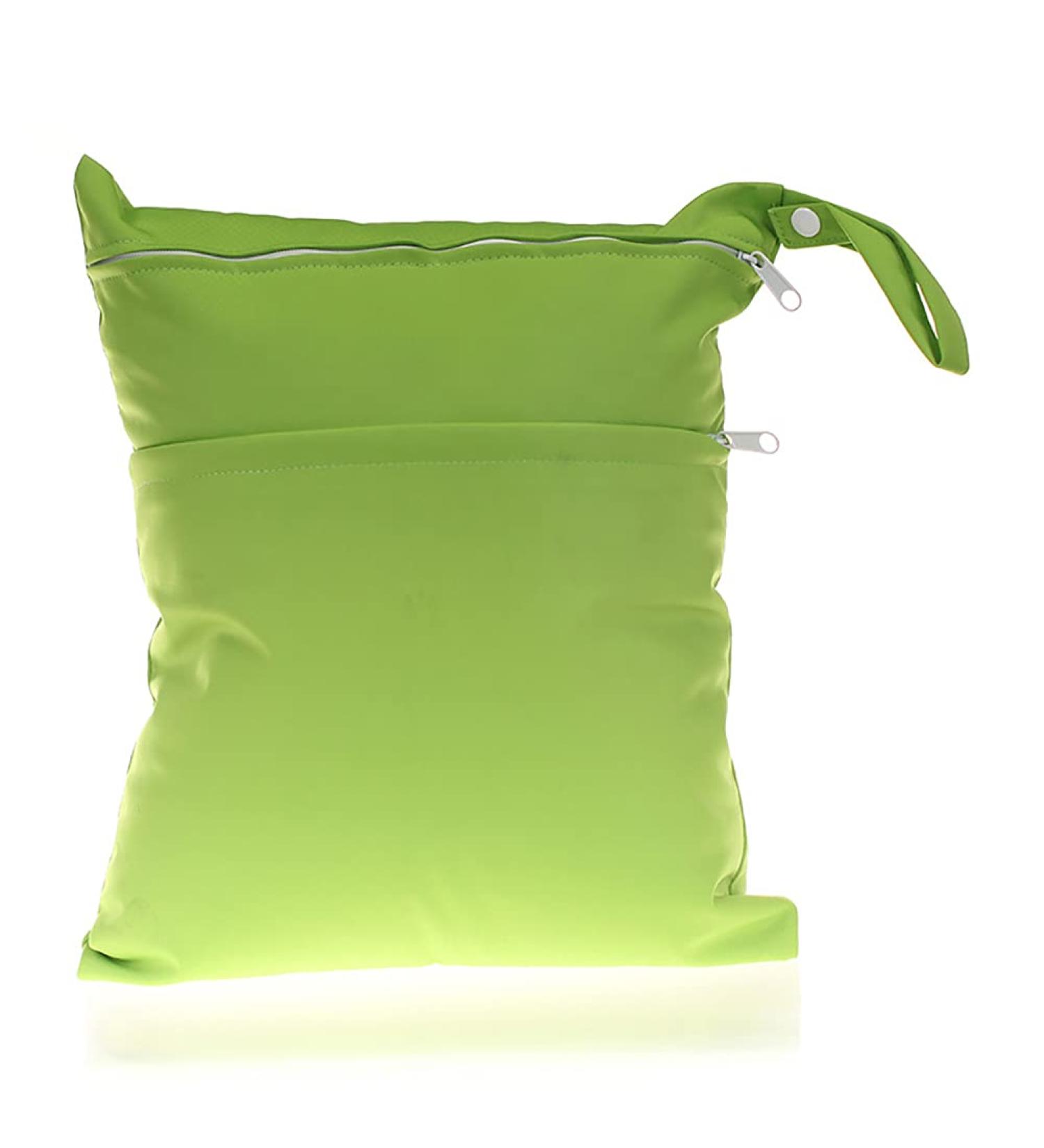 Egurs Reusable Wet Bag for Baby Diapers & Accessories | Eco-Friendly Grass Green Diaper Bag - Buy Online on GoSupps.com