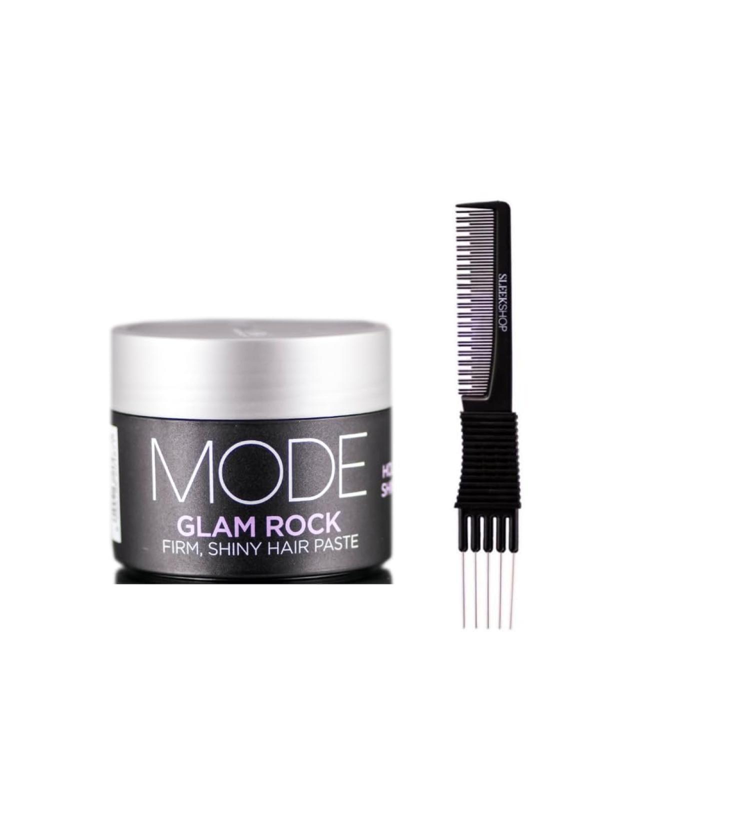 yper Affinage Mode Glam Rock Hair Paste (2.54 oz) with Teasing Comb Pack 1