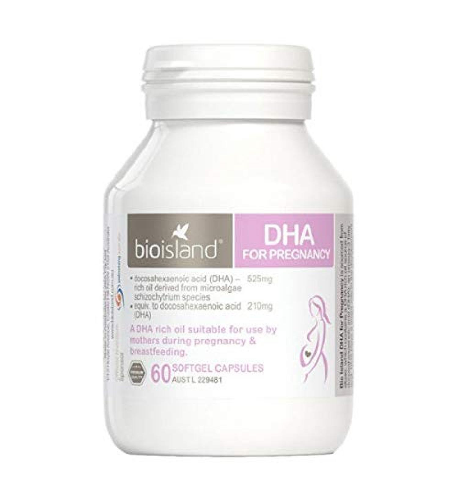 Bioisland DHA for Pregnancy 60 Capsules