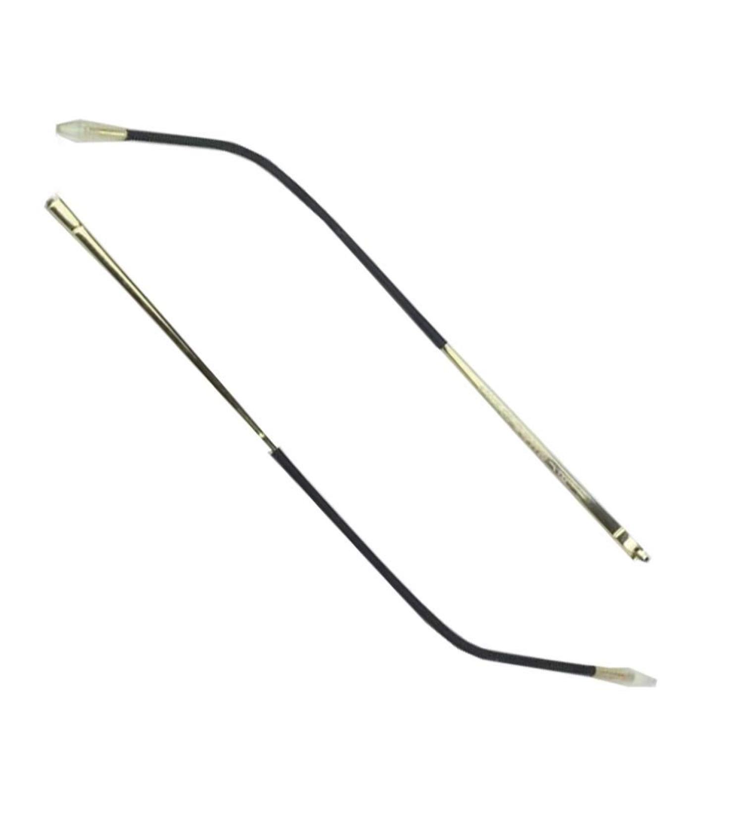 RiJpex Glasses Leg Ear Hook Holder 1 Pair Thin Metal Glasses Arms Glasses Replacement Temple Legs Gold