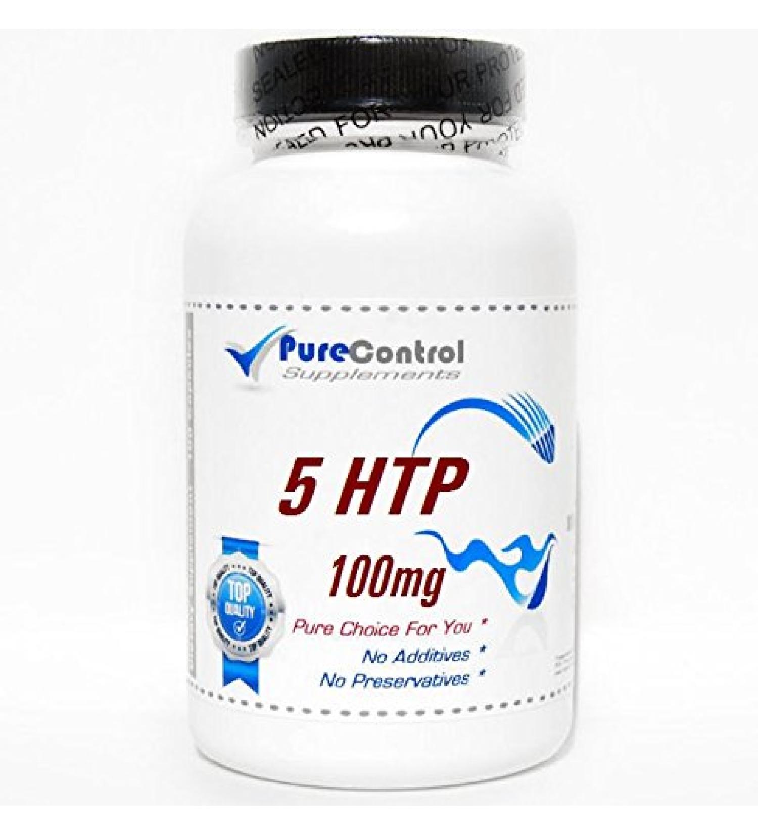 5 HTP 100mg with Valerian Root // 180 Capsules // Pure // by PureControl Supplements