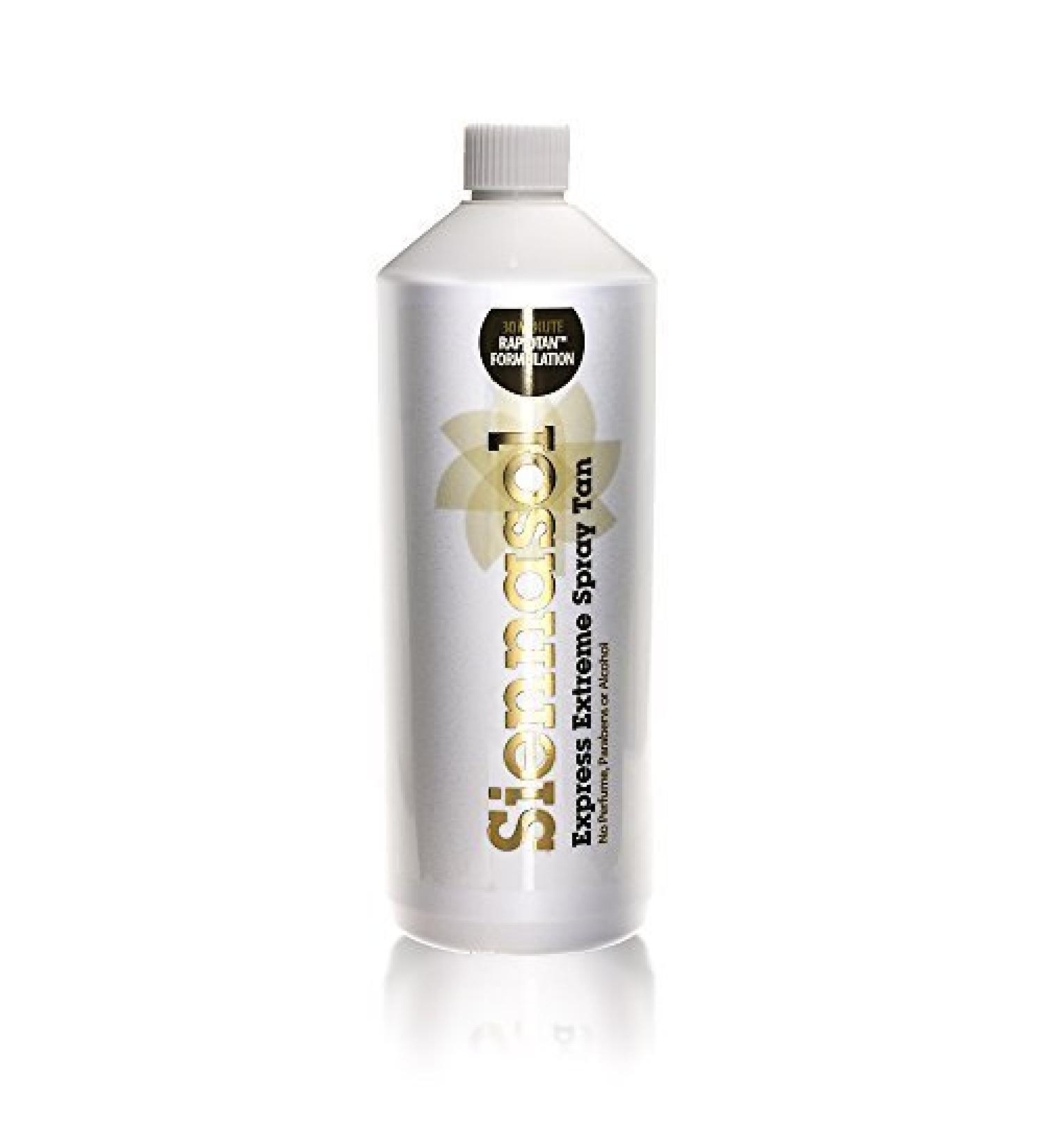 Siennasol Rapidtan 20% DHA/Erythrulose Premium Spray Tan Solution - 1 Hour Tan - Paraben & Alcohol Free - 1L/33.8oz - Buy Online on GoSupps.com