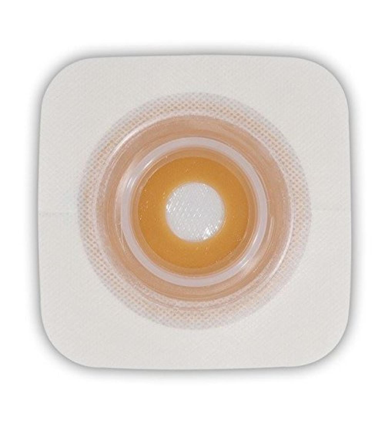 ConvaTec 411806 SUR-FIT Natura Moldable Technology Durahesive Skin Barrier with Mold-to-Fit Opening and Hydrocolloid Tape Collar, White, 2-3/4" Flange, 1-3/4" - 2-1/8" Stoma Opening, Pack of 10