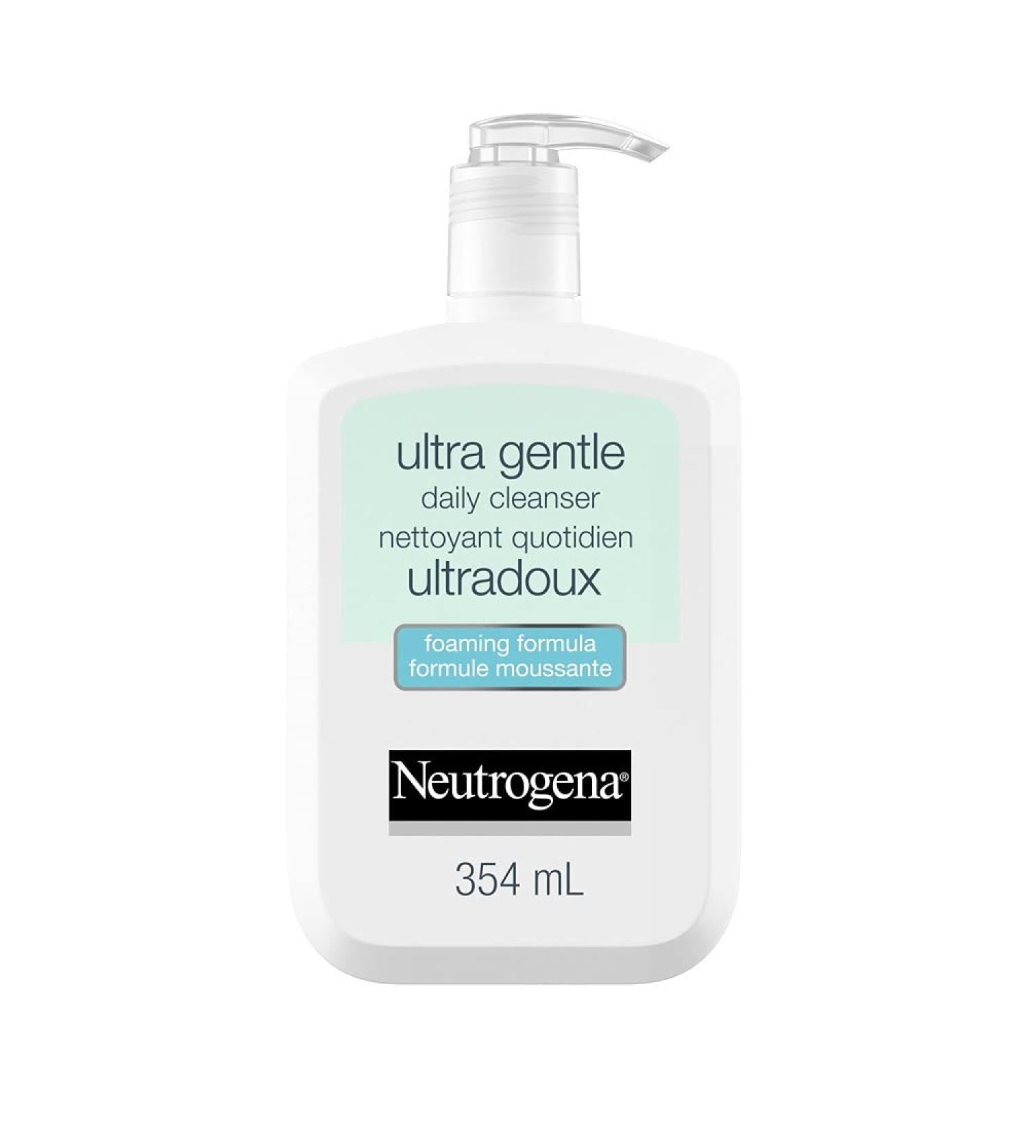 Neutrogena Daily Foaming Facial Cleanser - Makeup Remover Face Wash - Hypoallergenic Oil Free - Pump Bottle 354 mL Foaming Cleanser - Buy Online on GoSupps.com
