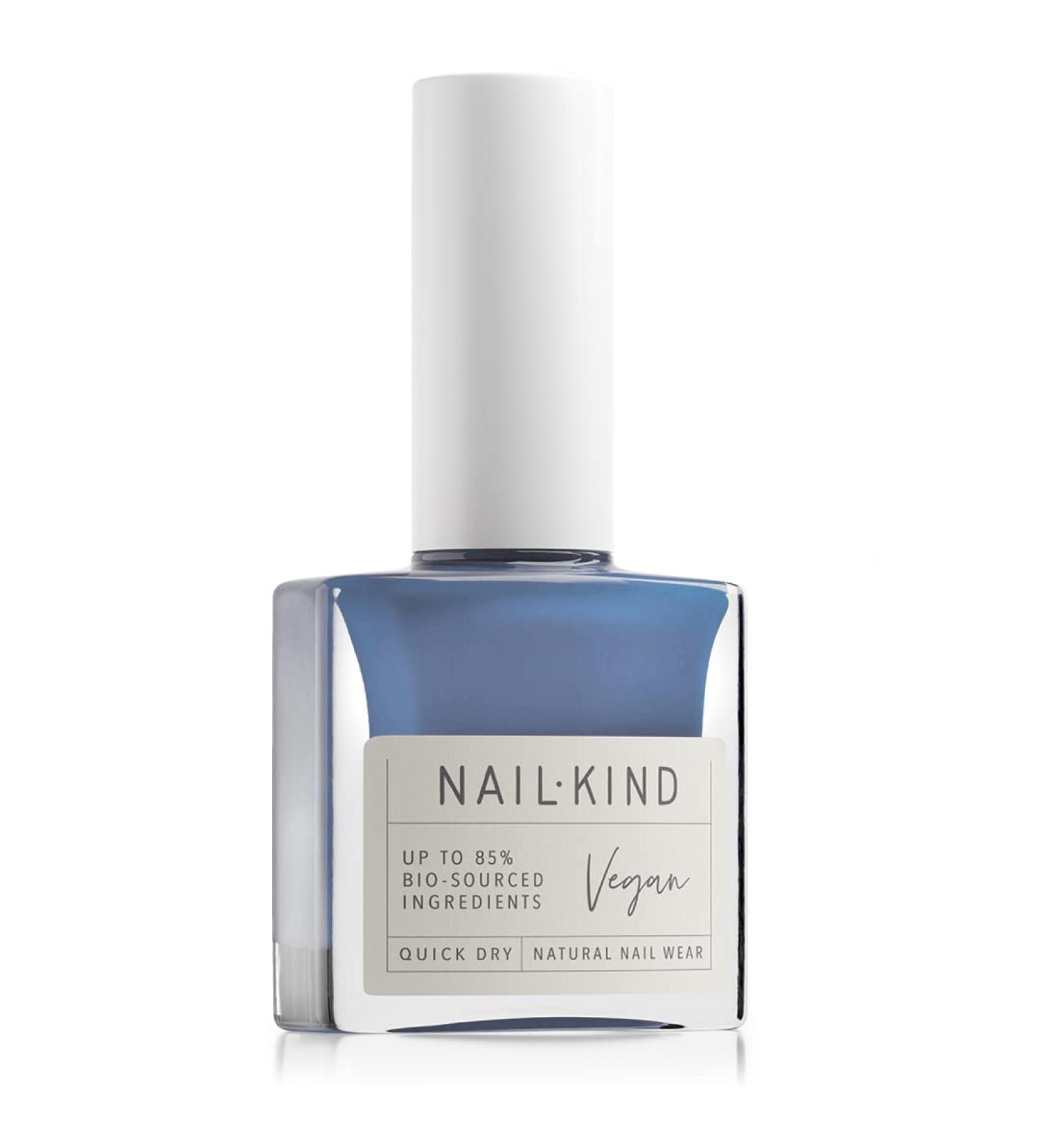 NAILKIND Sofie In Paris Indigo Blue Nail Polish 8ml - Vegan & Peta Certified - Cruelty Free High-Shine Varnish - Quick Drying, Long Lasting & Chip Resistant - Buy Online on GoSupps.com