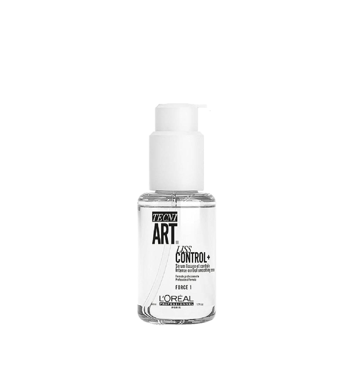 L'Oreal Professionnel Liss Control Plus| For All Hair Types | Smoothing Serum | Reduces Frizz for 24 Hours | Provides Light Hold | 1.7 Fl. Oz.