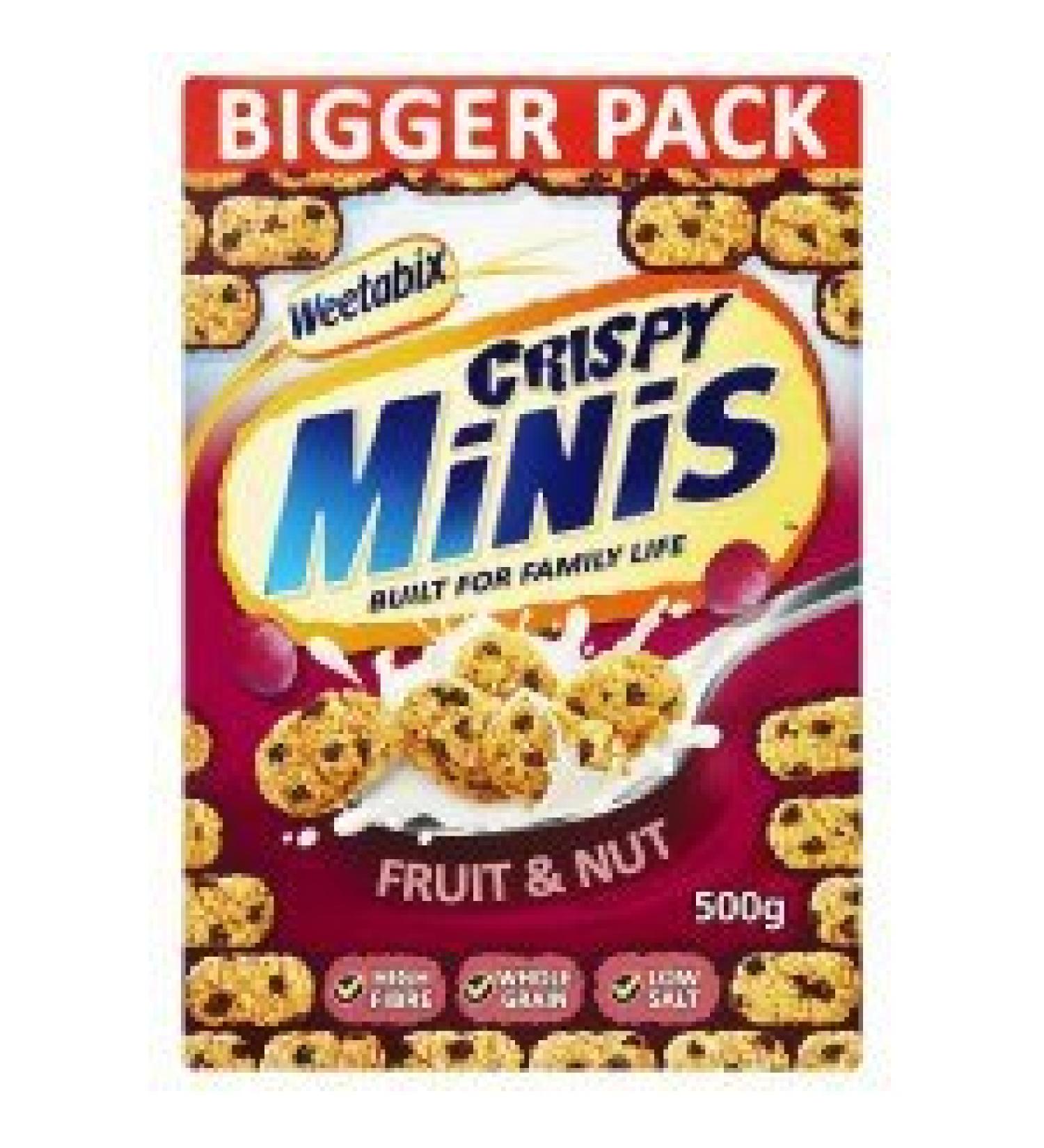 Weetabix Crispy Minis Fruit & Nut 500G