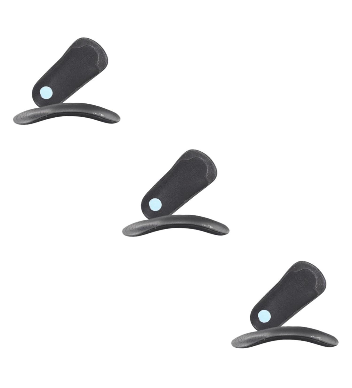 NOLITOY 3 Pairs Plantar Insoles - Anti-Slip Arch Support Invisible Latex Half Yard Inserts for Men and Women - Leg Correction Comfortable Shoe Support - Buy Online on GoSupps.com