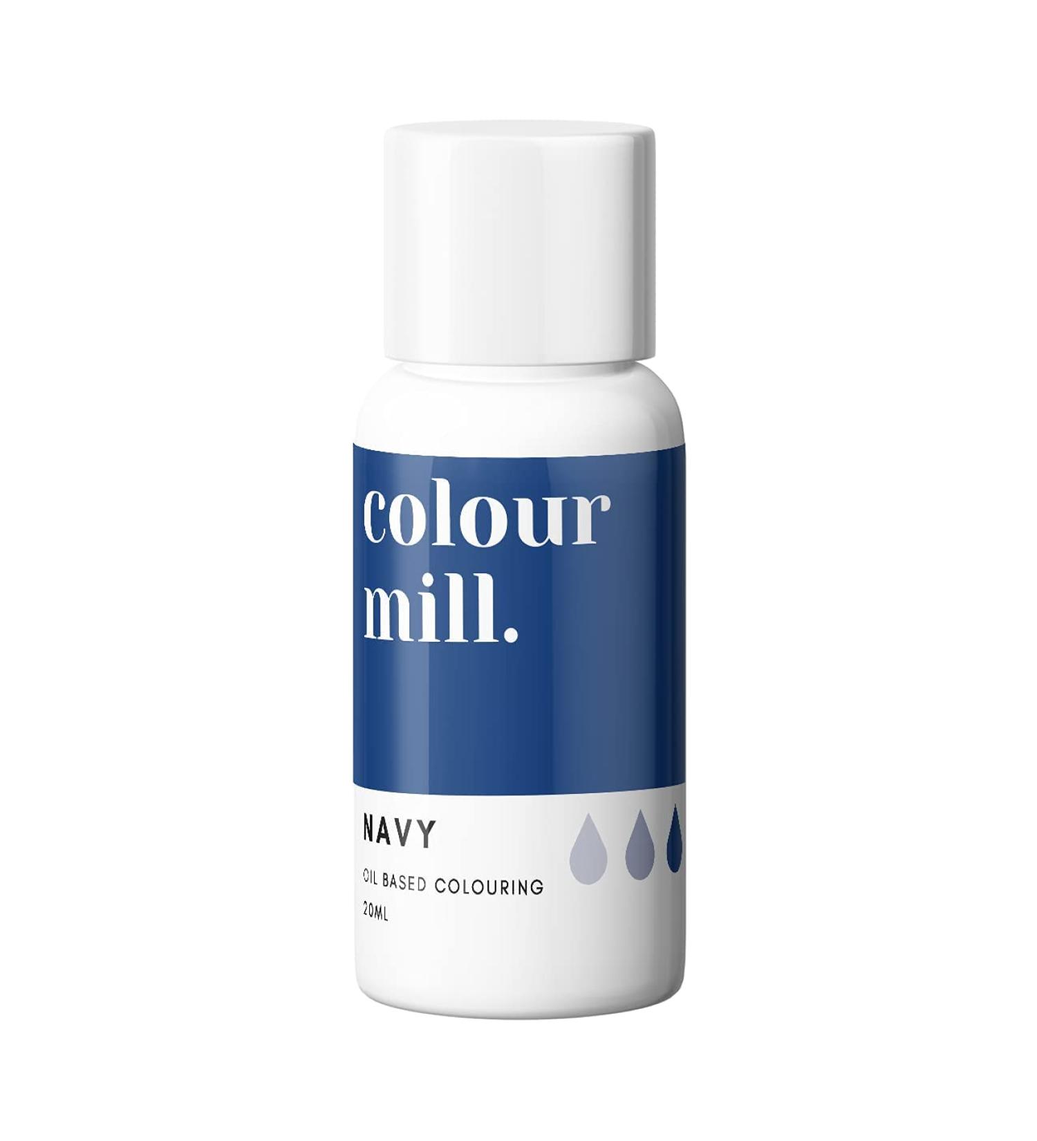 Colour Mill Edible Food Paint - Navy Blue (20ml) for Baking, Icing, Fondant - Buy Online on GoSupps.com