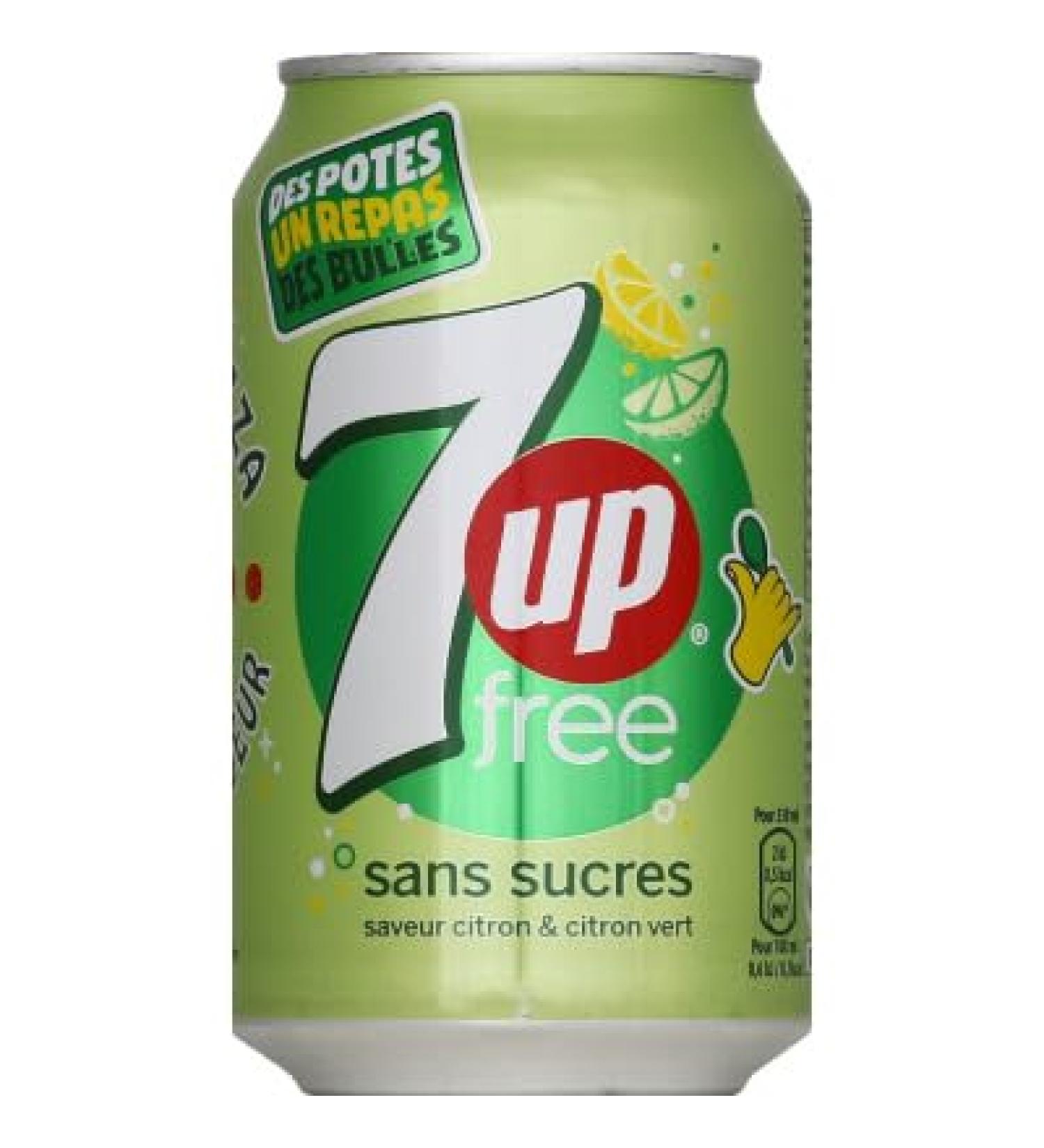 Seven Up 33Cl 7Up Zero 33Cl