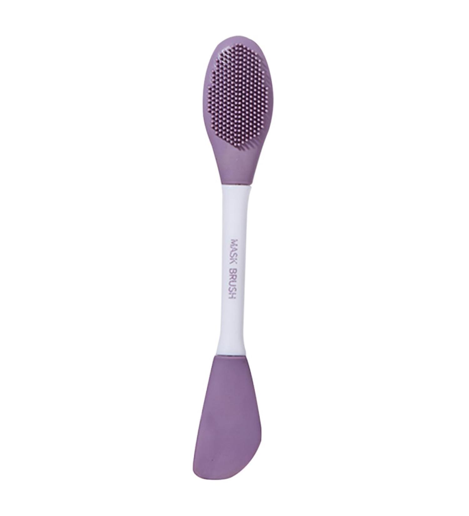 NUSITOU Mud Applicator Clay Brush Facial Scrubber for Face Applier Applicator Tool Cleaning Scrubber Face Scrubber Face Wash Brush Silicone Scrubber Plastic Double Sided - Buy Online on GoSupps.com