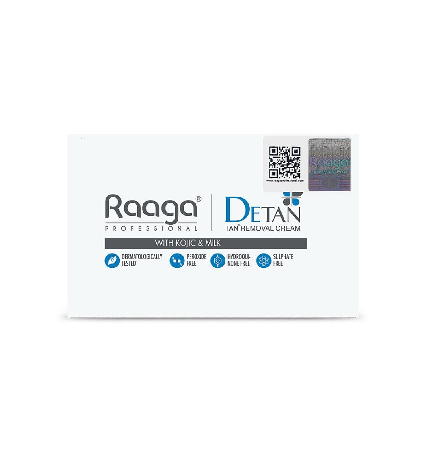 Raaga Professional De-Tan Cream 72g - Tan Removal Treatment - Buy Online on GoSupps.com