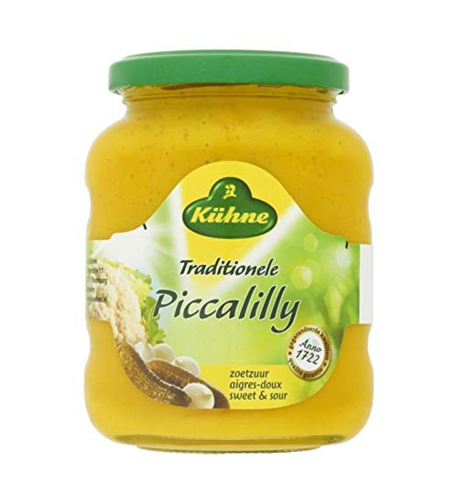 Kuhne Ambachtelijke Piccalilly Zoetzuur Handmade Piccalilly Sweet and Sour 360G